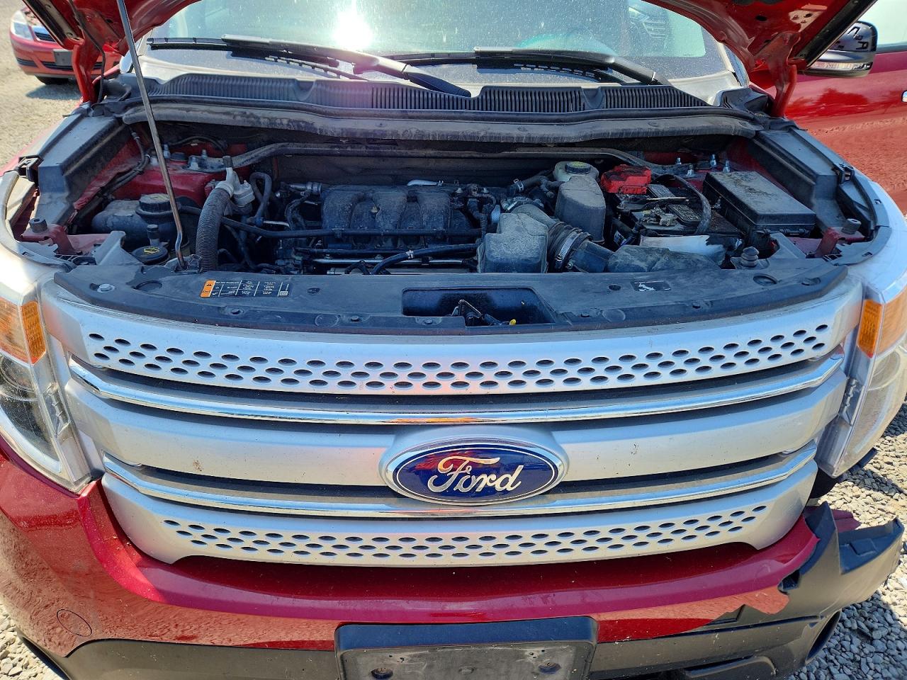 2013 Ford Explorer Xlt Red vin: 1FM5K7D87DGC81330