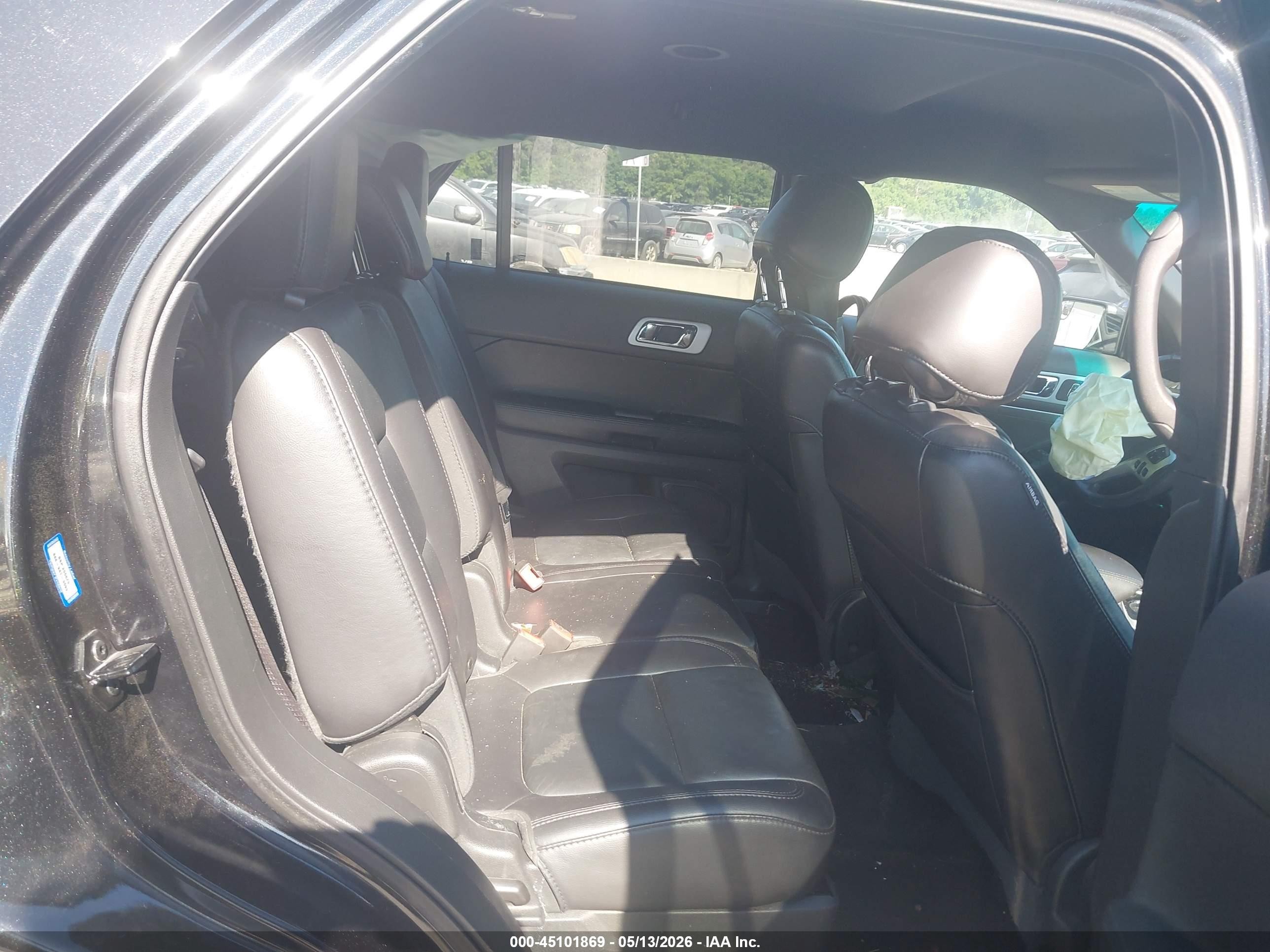 2014 Ford Explorer Xlt Black vin: 1FM5K7D87EGA07983
