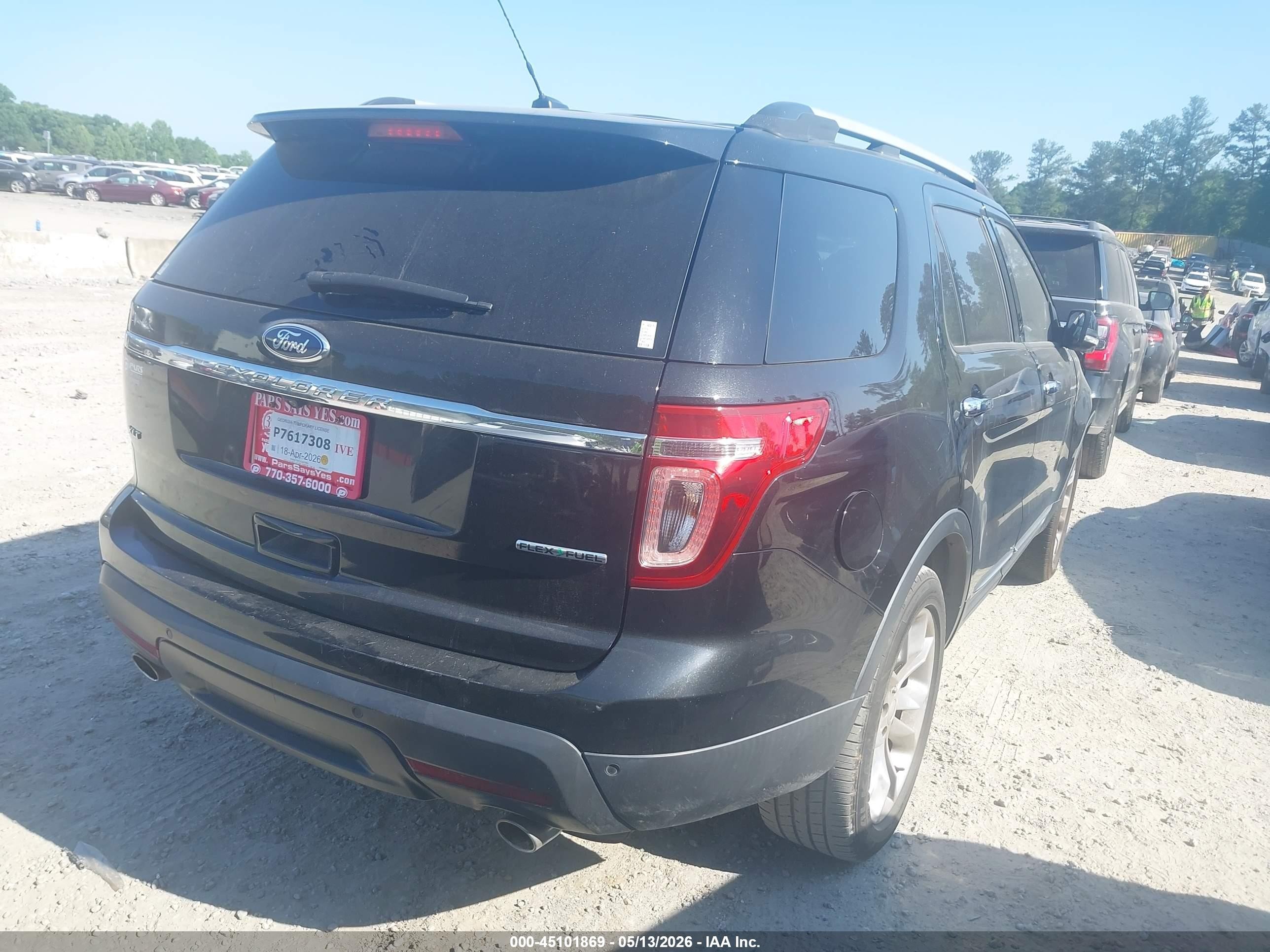 2014 Ford Explorer Xlt Black vin: 1FM5K7D87EGA07983