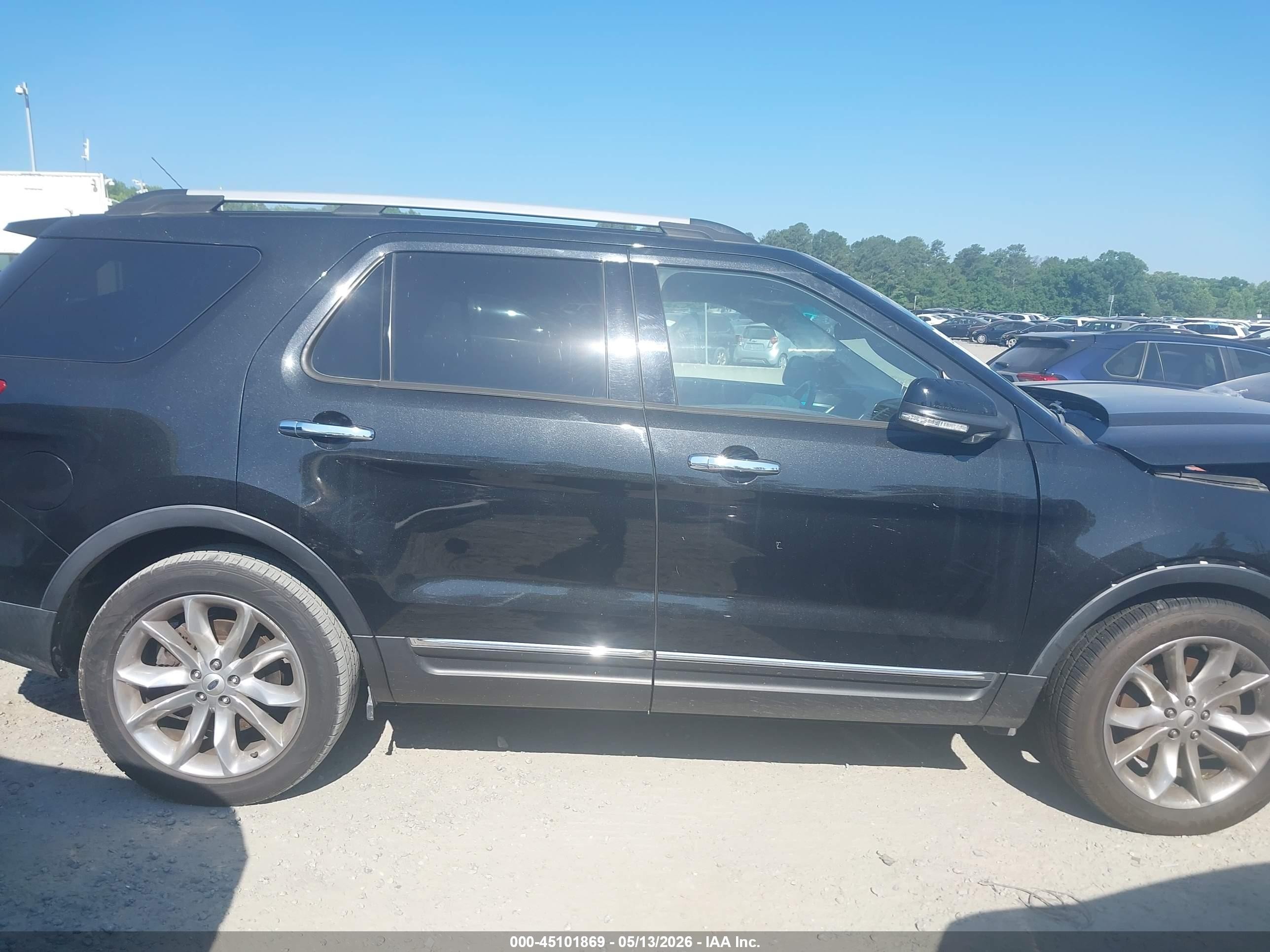2014 Ford Explorer Xlt Black vin: 1FM5K7D87EGA07983