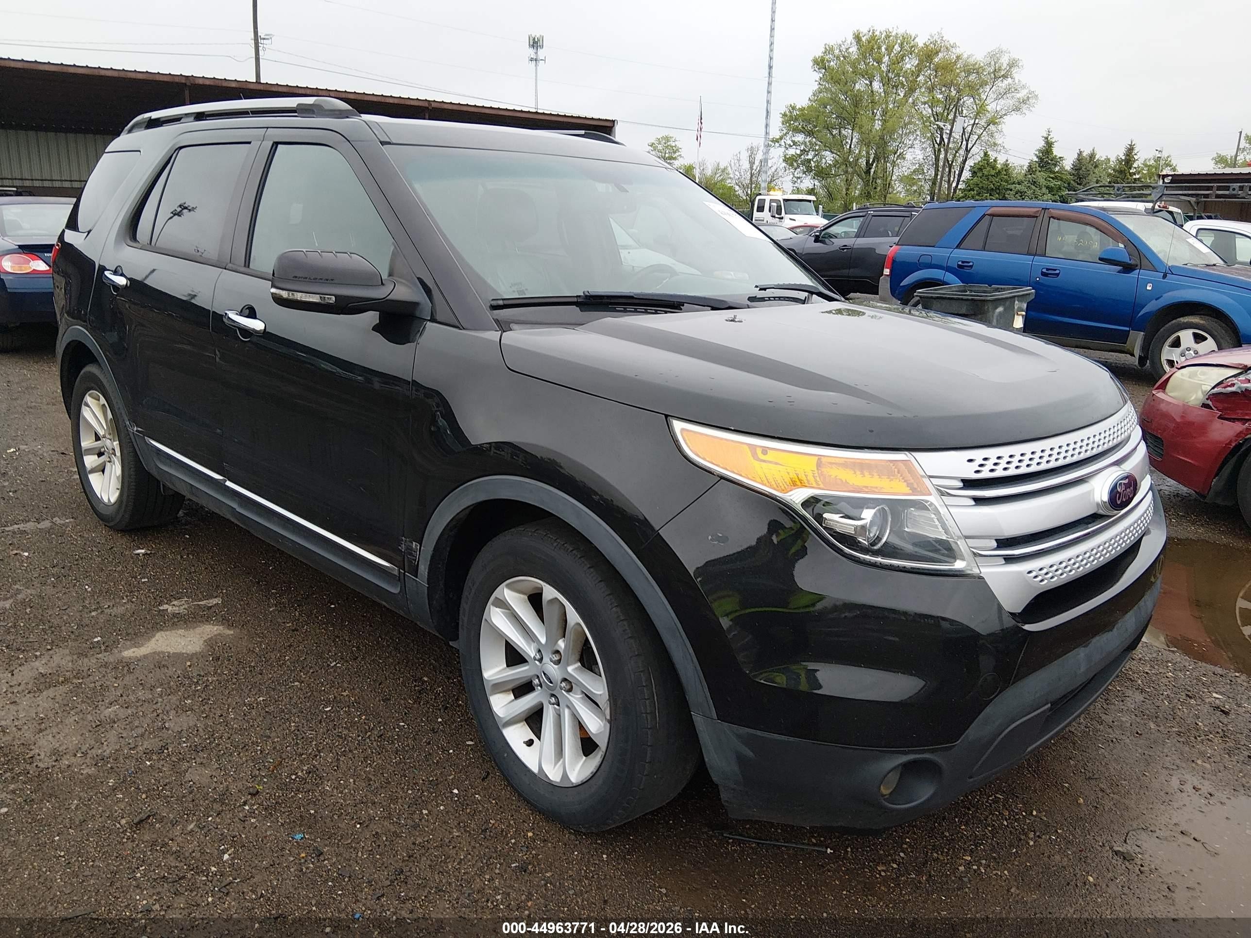 2014 Ford Explorer Xlt Black vin: 1FM5K7D87EGA21964