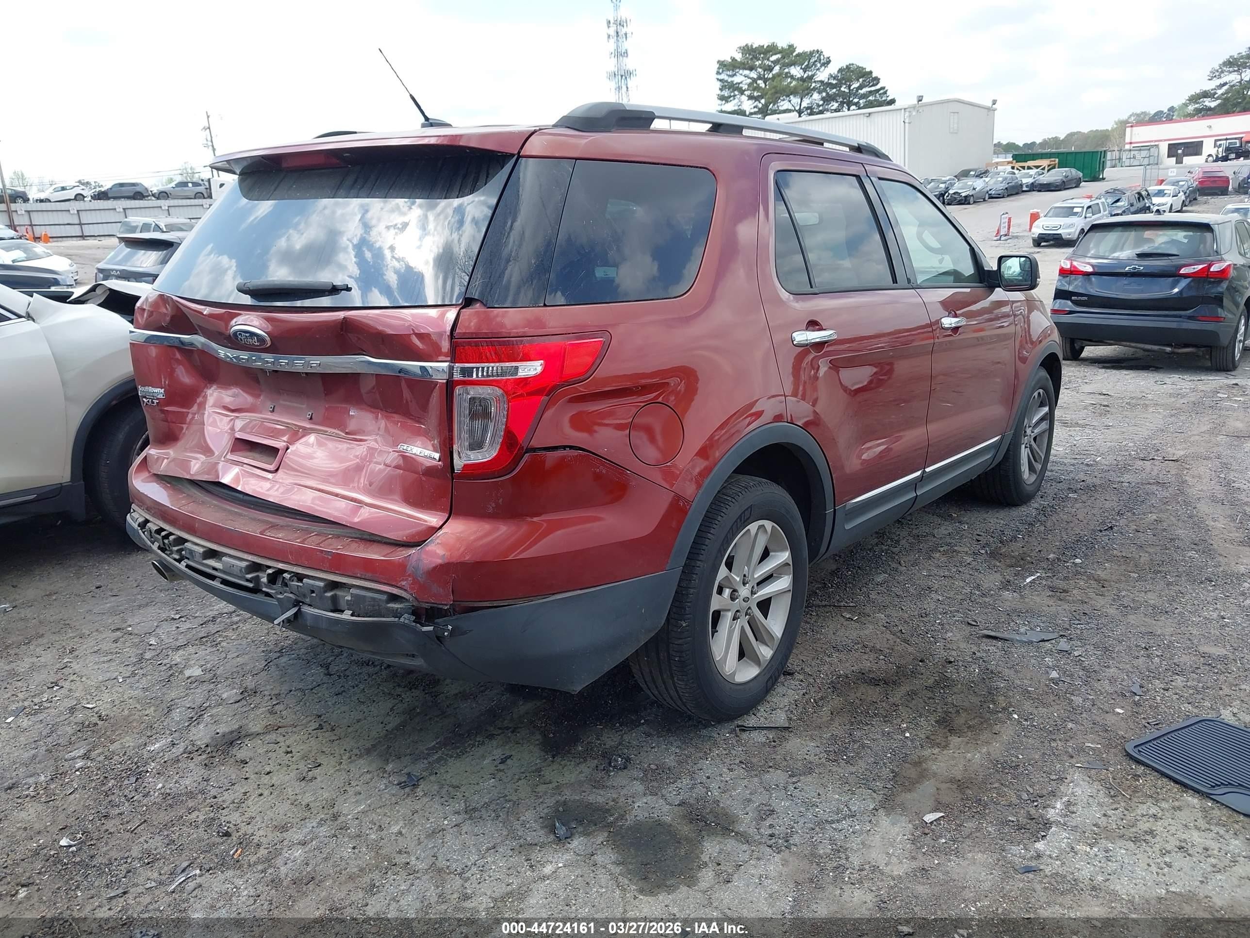 2014 Ford Explorer Xlt Red vin: 1FM5K7D87EGA57962