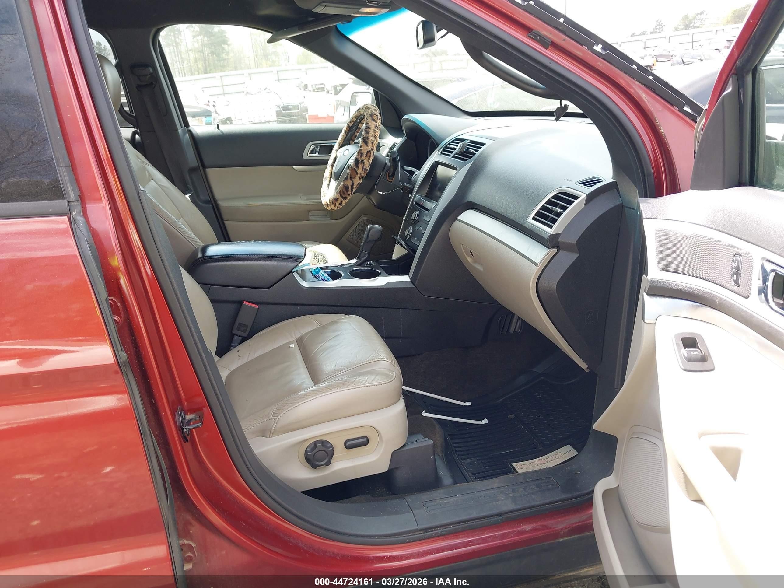 2014 Ford Explorer Xlt Red vin: 1FM5K7D87EGA57962