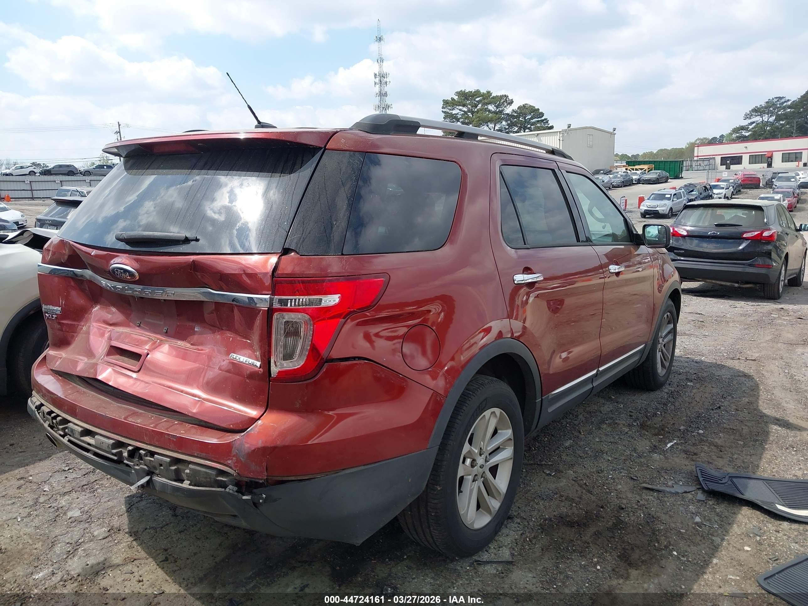 2014 Ford Explorer Xlt Red vin: 1FM5K7D87EGA57962