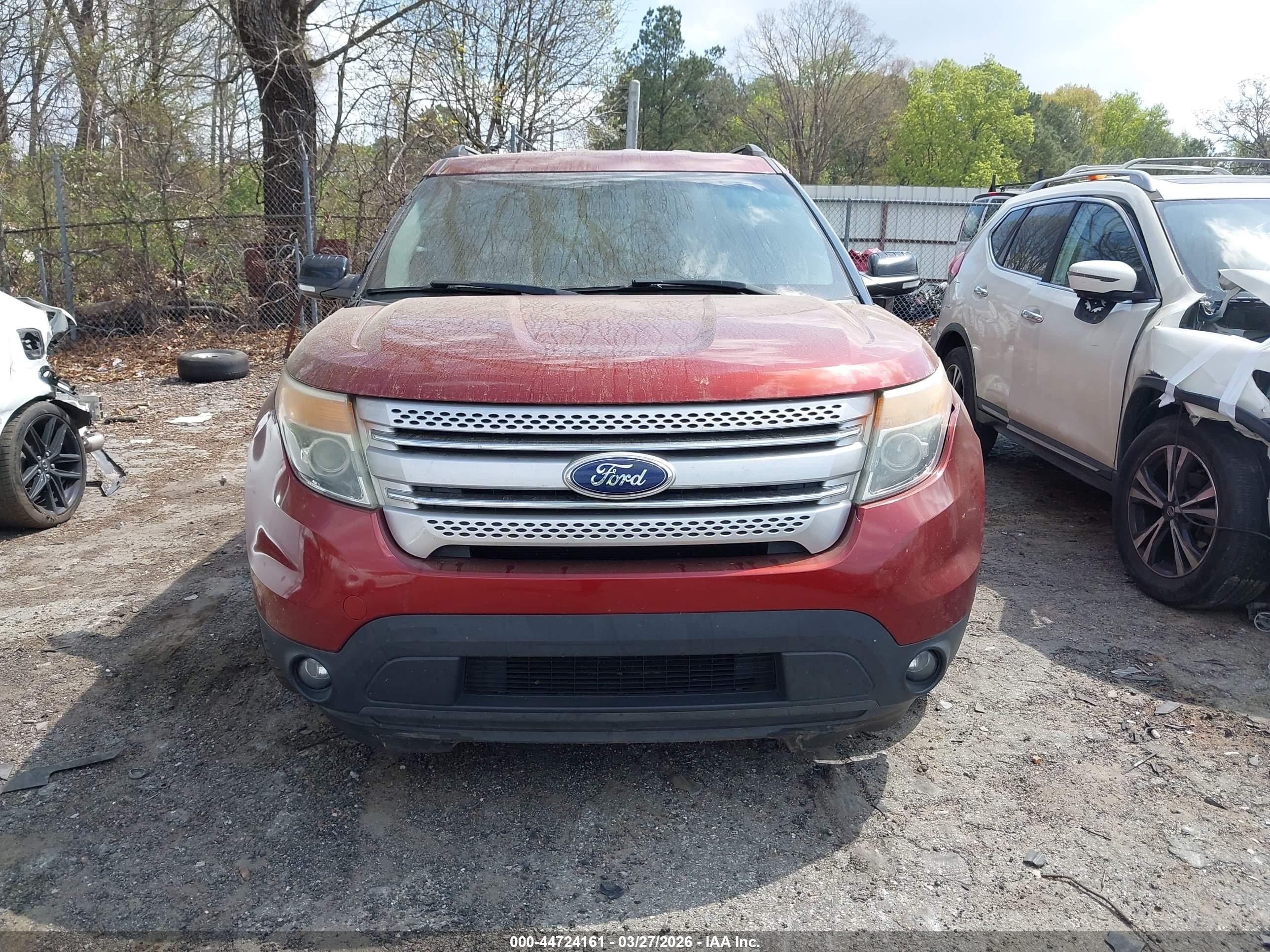 2014 Ford Explorer Xlt Red vin: 1FM5K7D87EGA57962