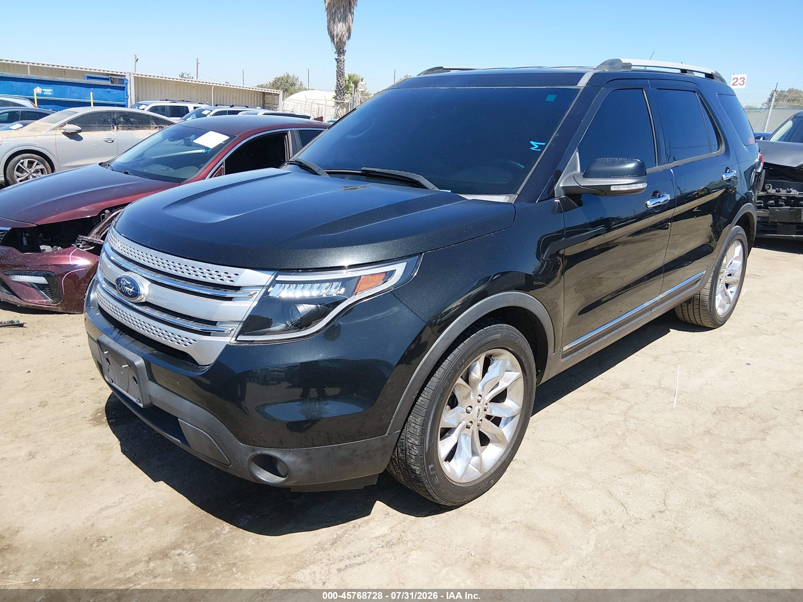 2014 Ford Explorer Xlt Black vin: 1FM5K7D87EGA80237