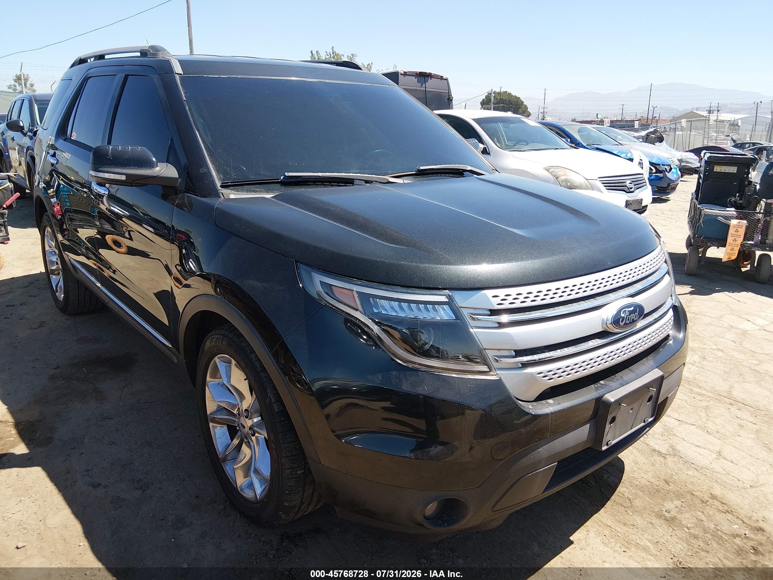 2014 Ford Explorer Xlt Black vin: 1FM5K7D87EGA80237