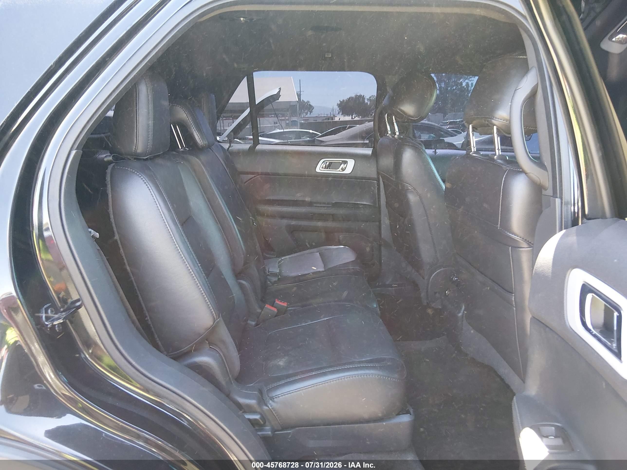 2014 Ford Explorer Xlt Black vin: 1FM5K7D87EGA80237