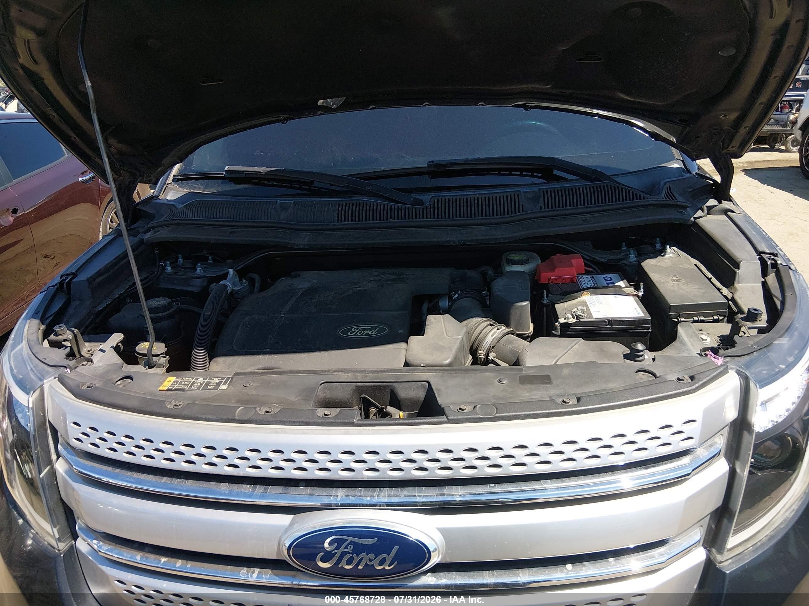 2014 Ford Explorer Xlt Black vin: 1FM5K7D87EGA80237