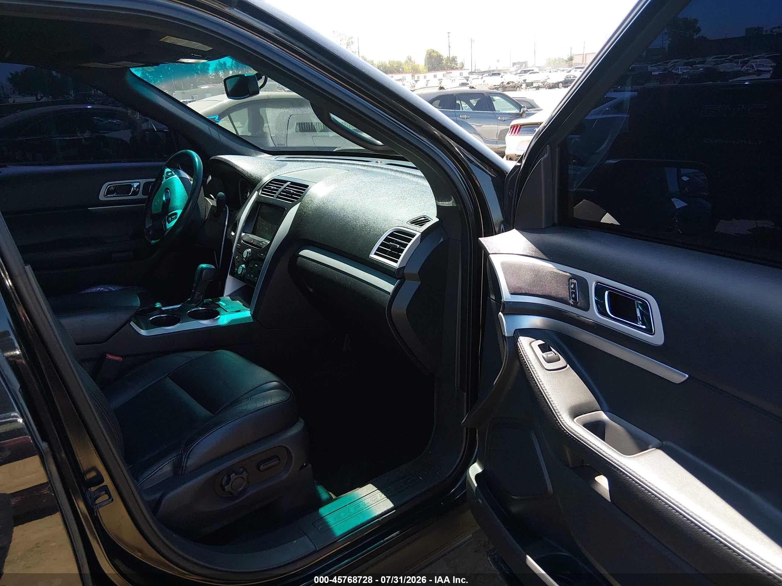 2014 Ford Explorer Xlt Black vin: 1FM5K7D87EGA80237