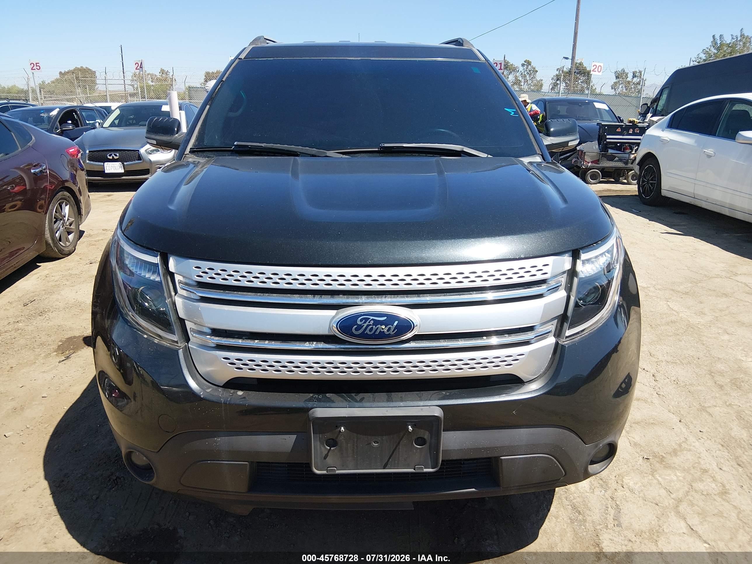 2014 Ford Explorer Xlt Black vin: 1FM5K7D87EGA80237