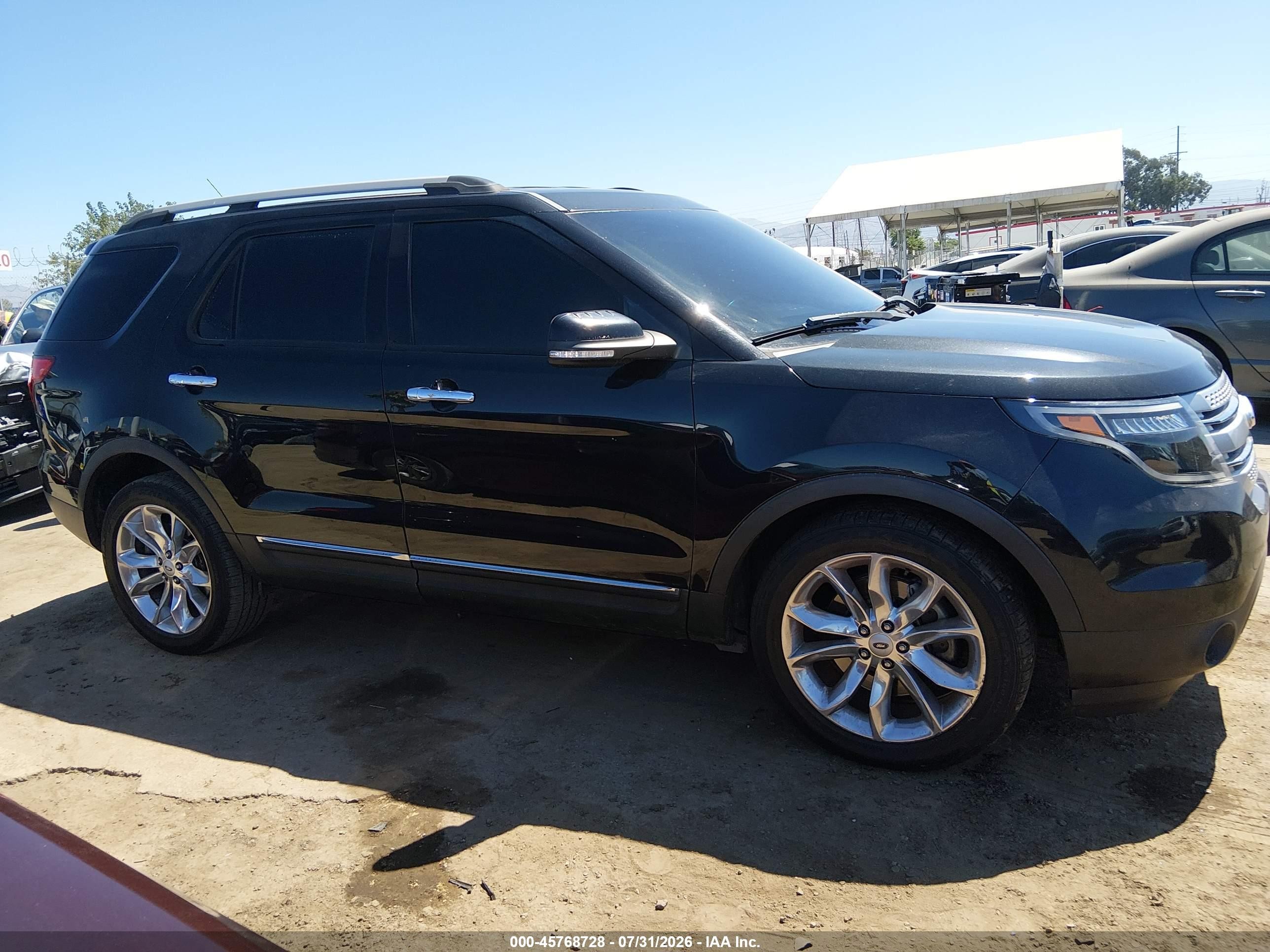 2014 Ford Explorer Xlt Black vin: 1FM5K7D87EGA80237