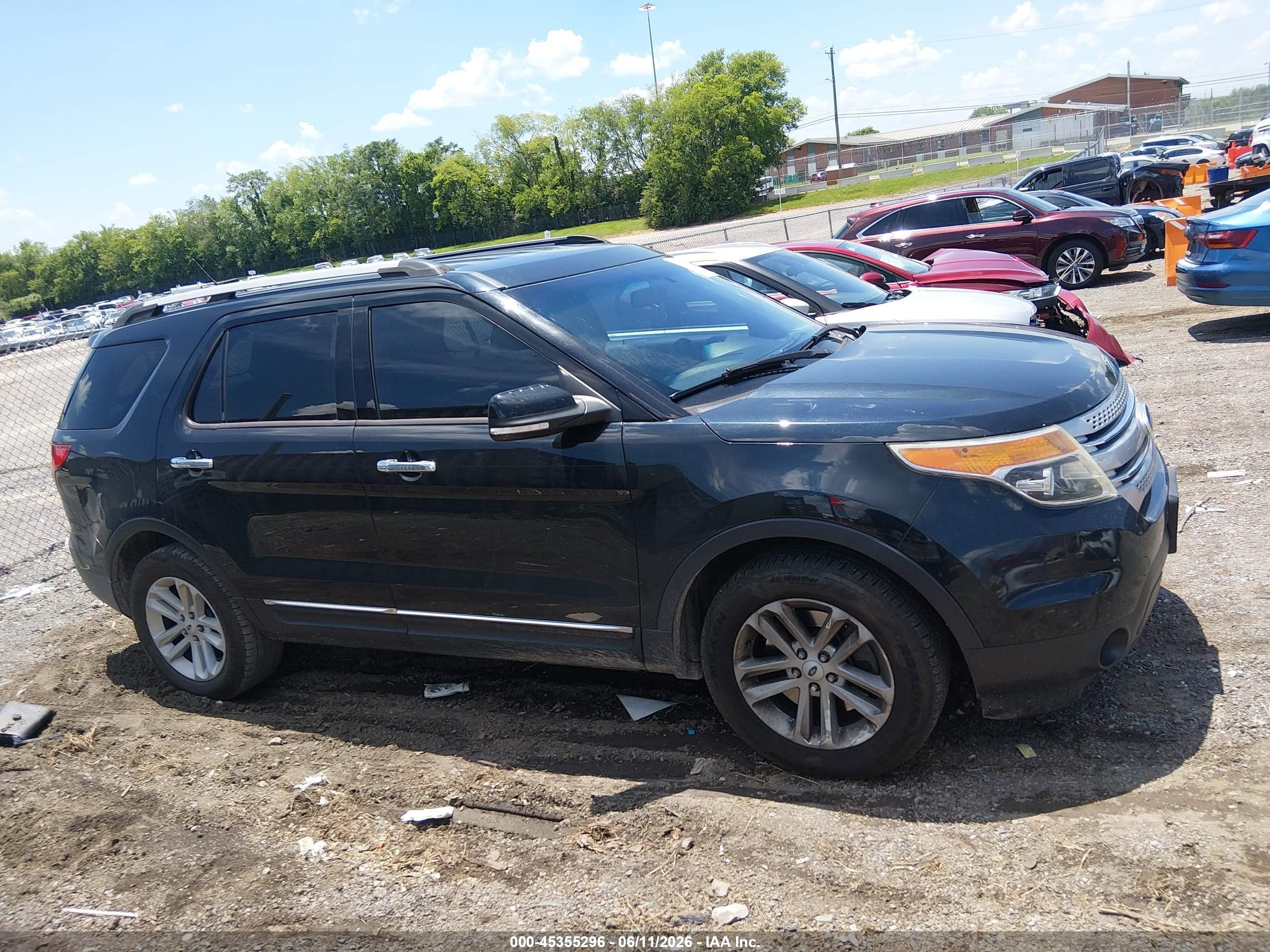 2014 Ford Explorer Xlt Blue vin: 1FM5K7D87EGB33373