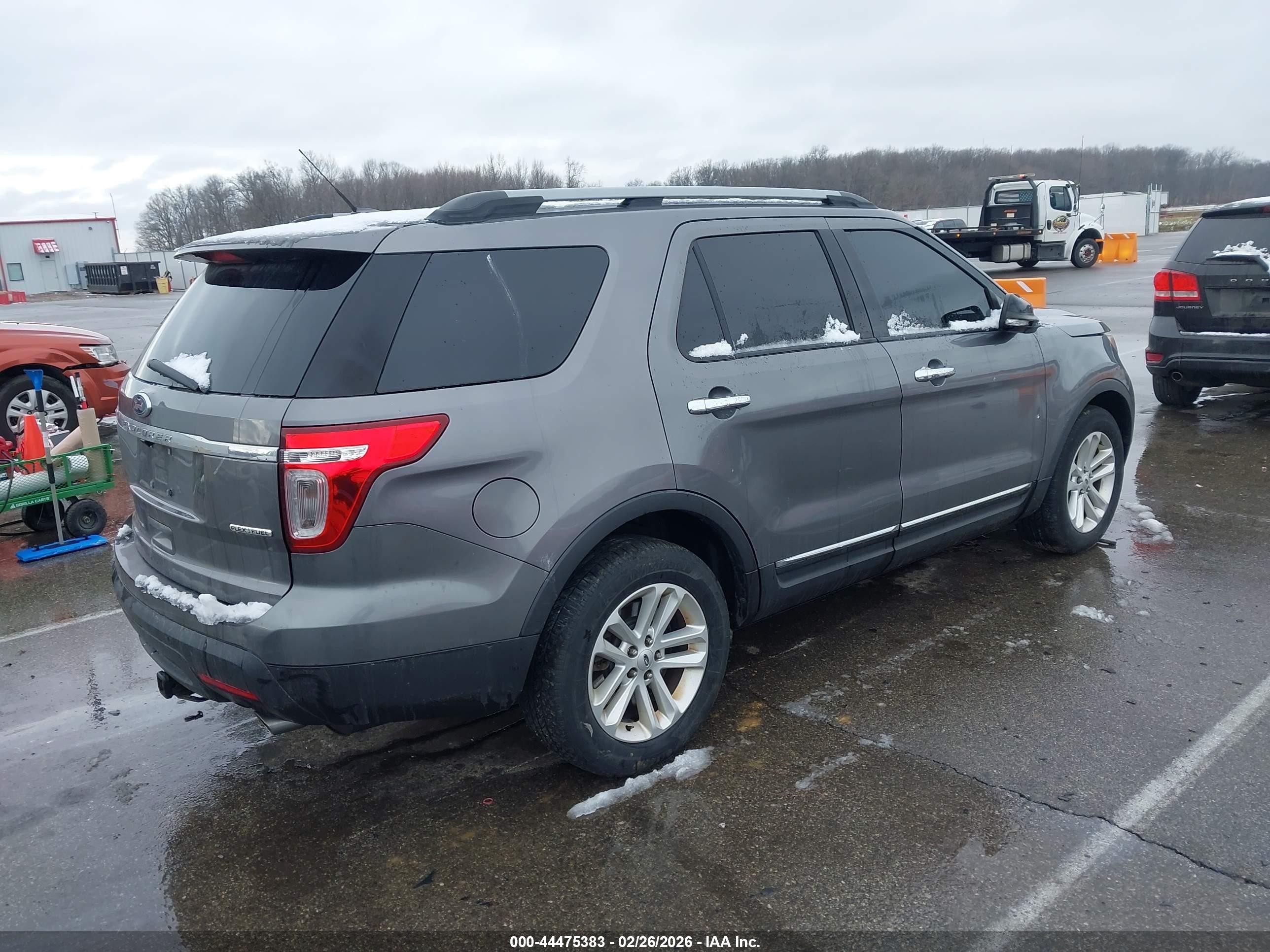 2014 Ford Explorer Xlt Gray vin: 1FM5K7D87EGC11389