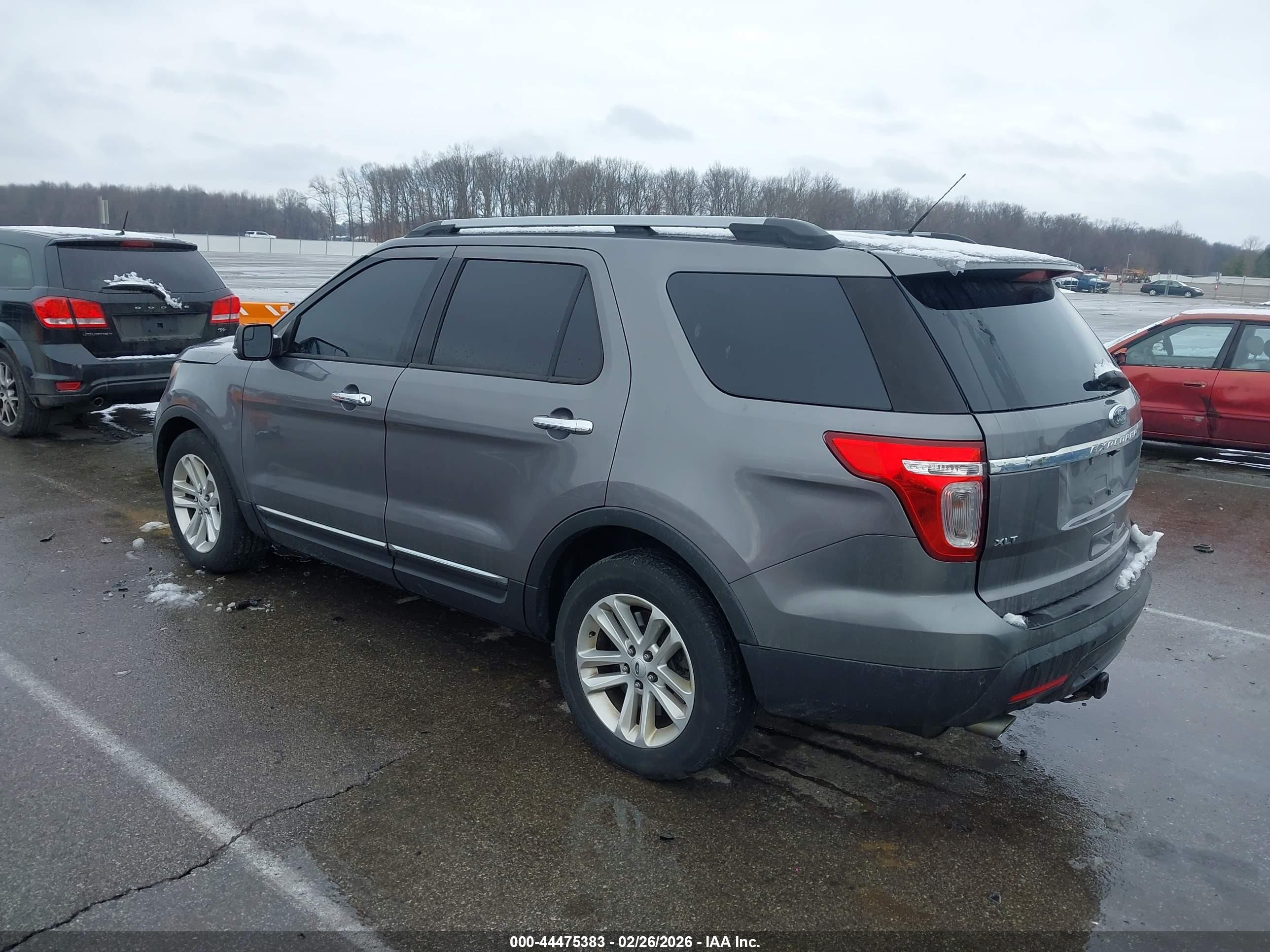 2014 Ford Explorer Xlt Gray vin: 1FM5K7D87EGC11389