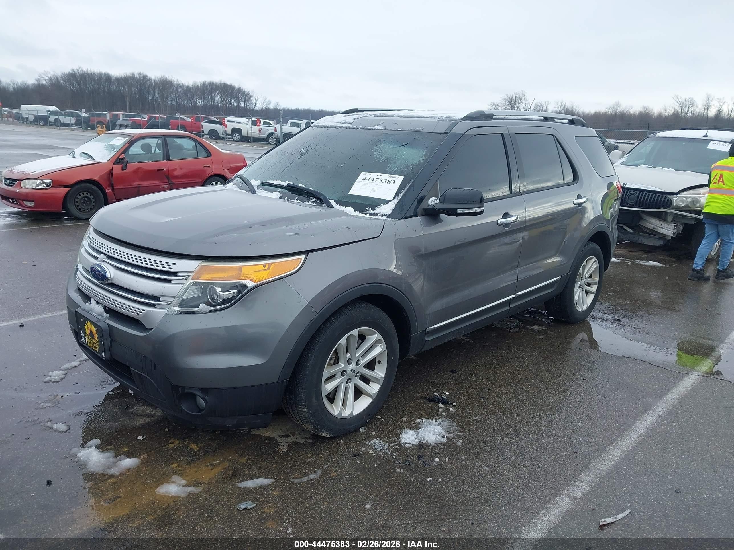 2014 Ford Explorer Xlt Gray vin: 1FM5K7D87EGC11389