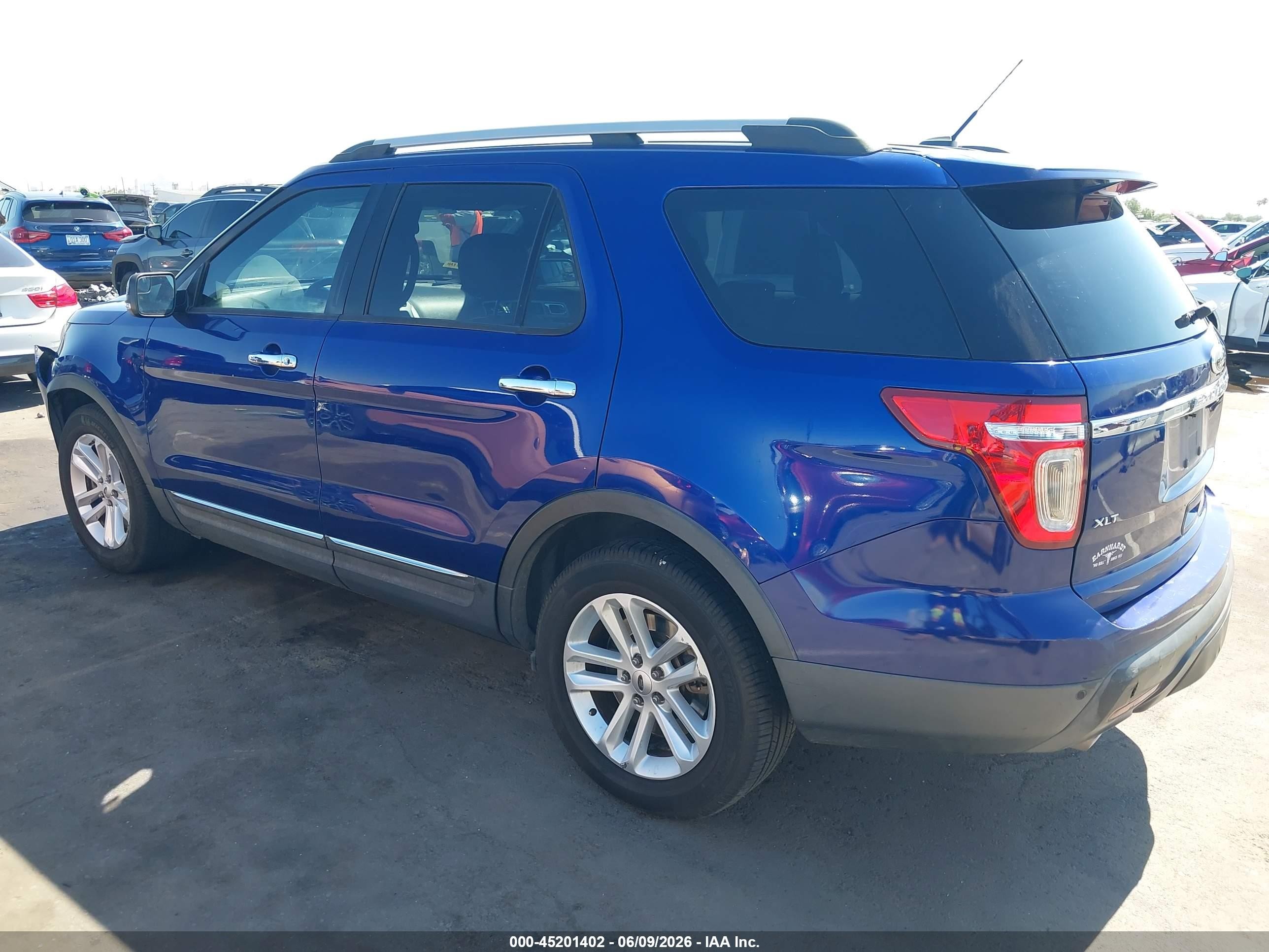 2014 Ford Explorer Xlt Blue vin: 1FM5K7D87EGC36275