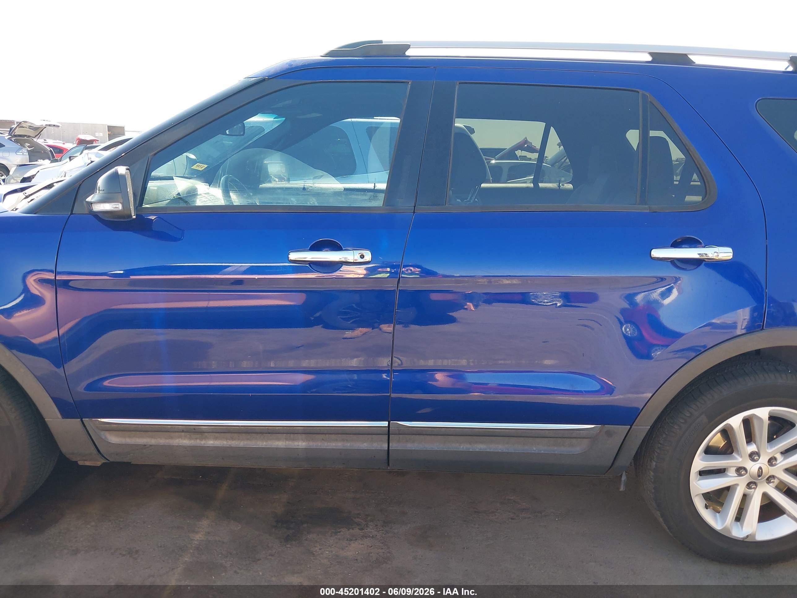 2014 Ford Explorer Xlt Blue vin: 1FM5K7D87EGC36275