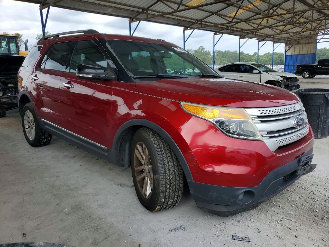 2014 Ford Explorer Xlt Red vin: 1FM5K7D87EGC45252