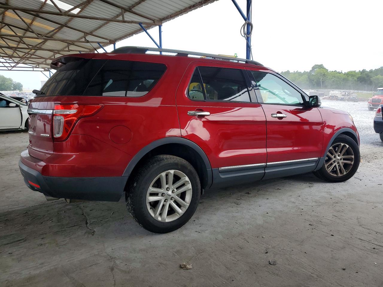2014 Ford Explorer Xlt Red vin: 1FM5K7D87EGC45252