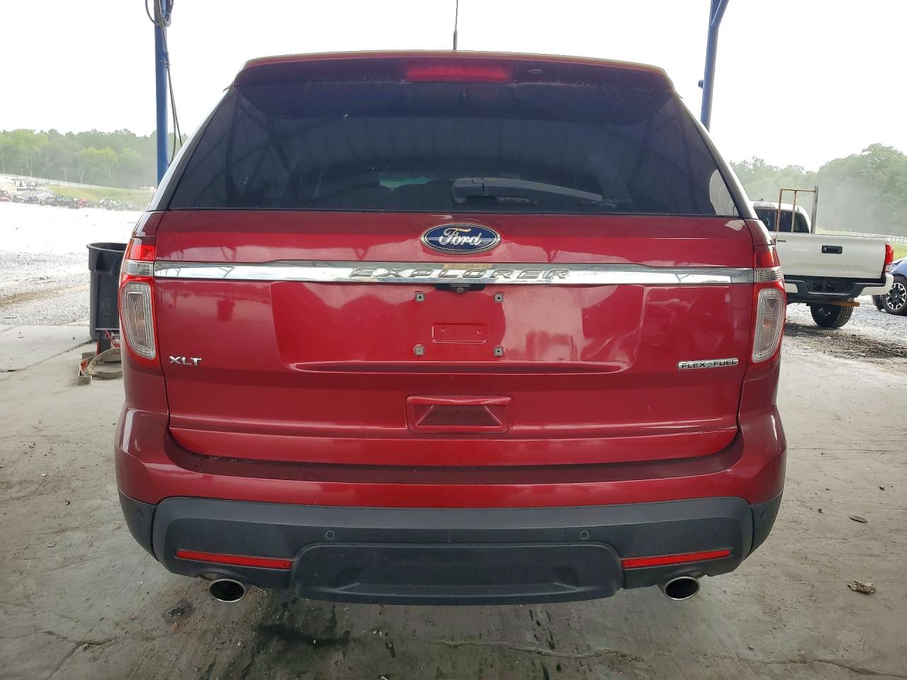 2014 Ford Explorer Xlt Red vin: 1FM5K7D87EGC45252
