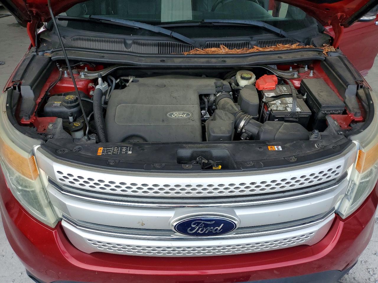 2014 Ford Explorer Xlt Red vin: 1FM5K7D87EGC45252