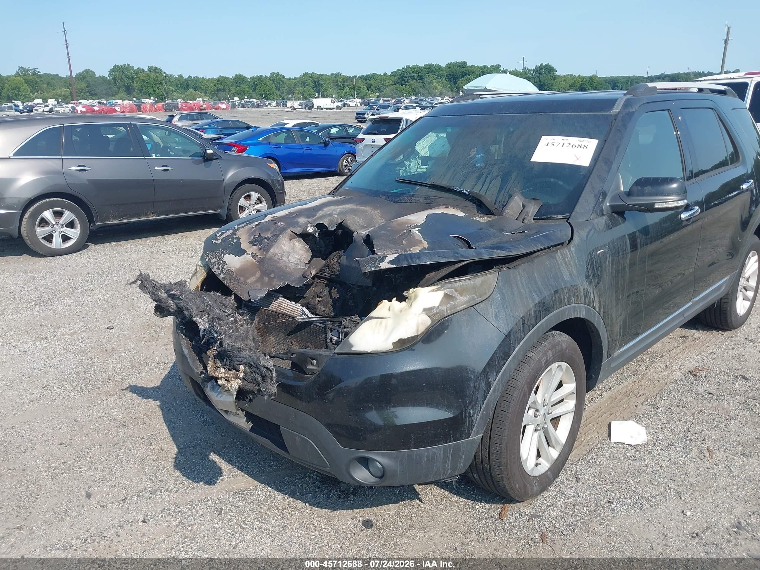 2014 Ford Explorer Xlt Black vin: 1FM5K7D87EGC55473