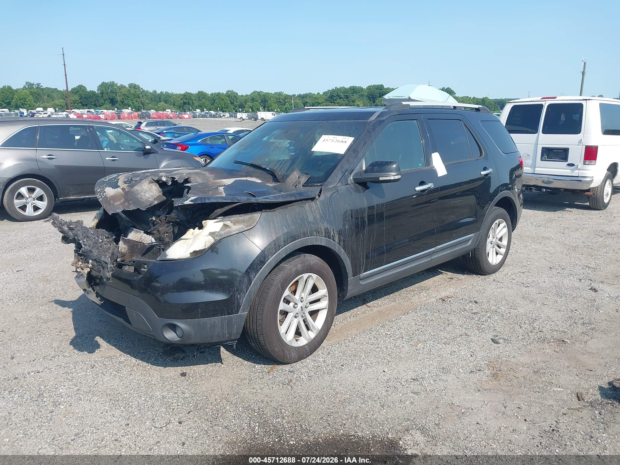 2014 Ford Explorer Xlt Black vin: 1FM5K7D87EGC55473