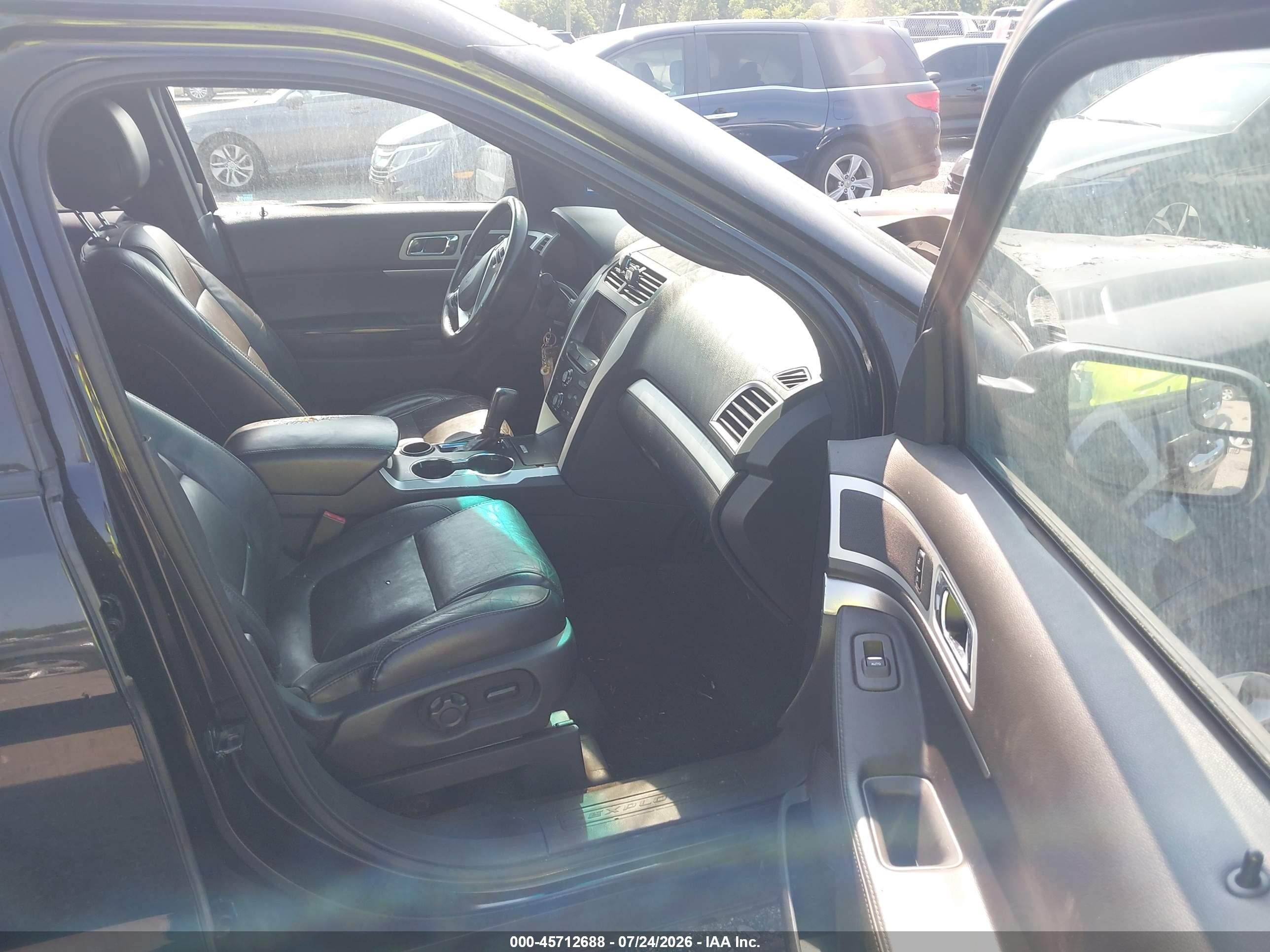 2014 Ford Explorer Xlt Black vin: 1FM5K7D87EGC55473