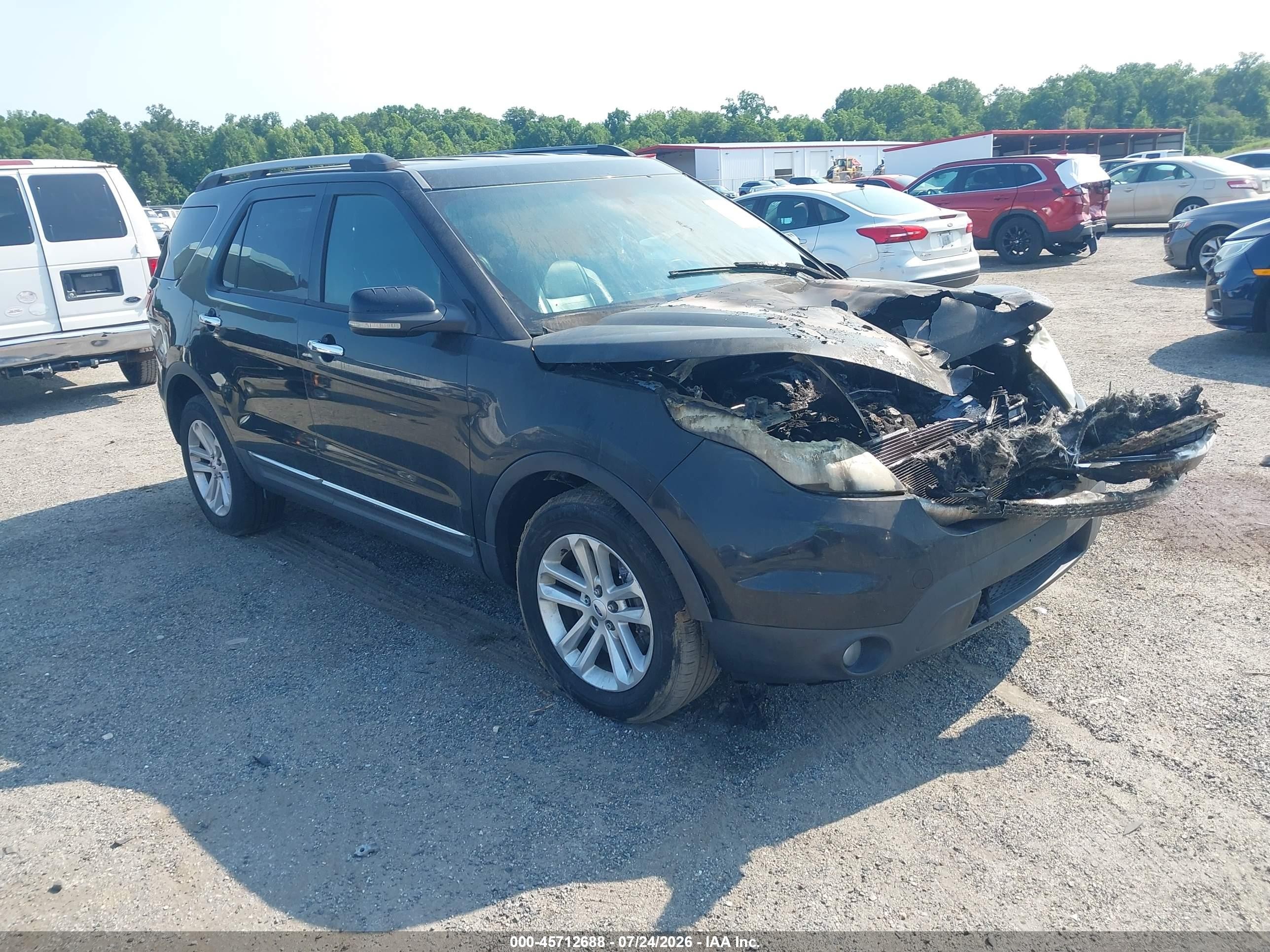 2014 Ford Explorer Xlt Черный vin: 1FM5K7D87EGC55473