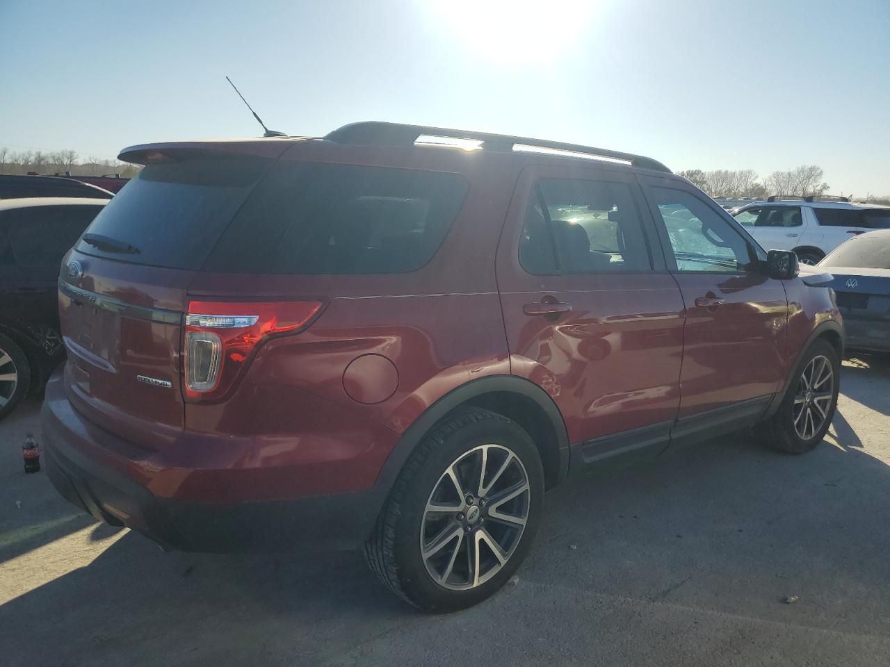 2015 Ford Explorer Xlt Red vin: 1FM5K7D87FGA08116