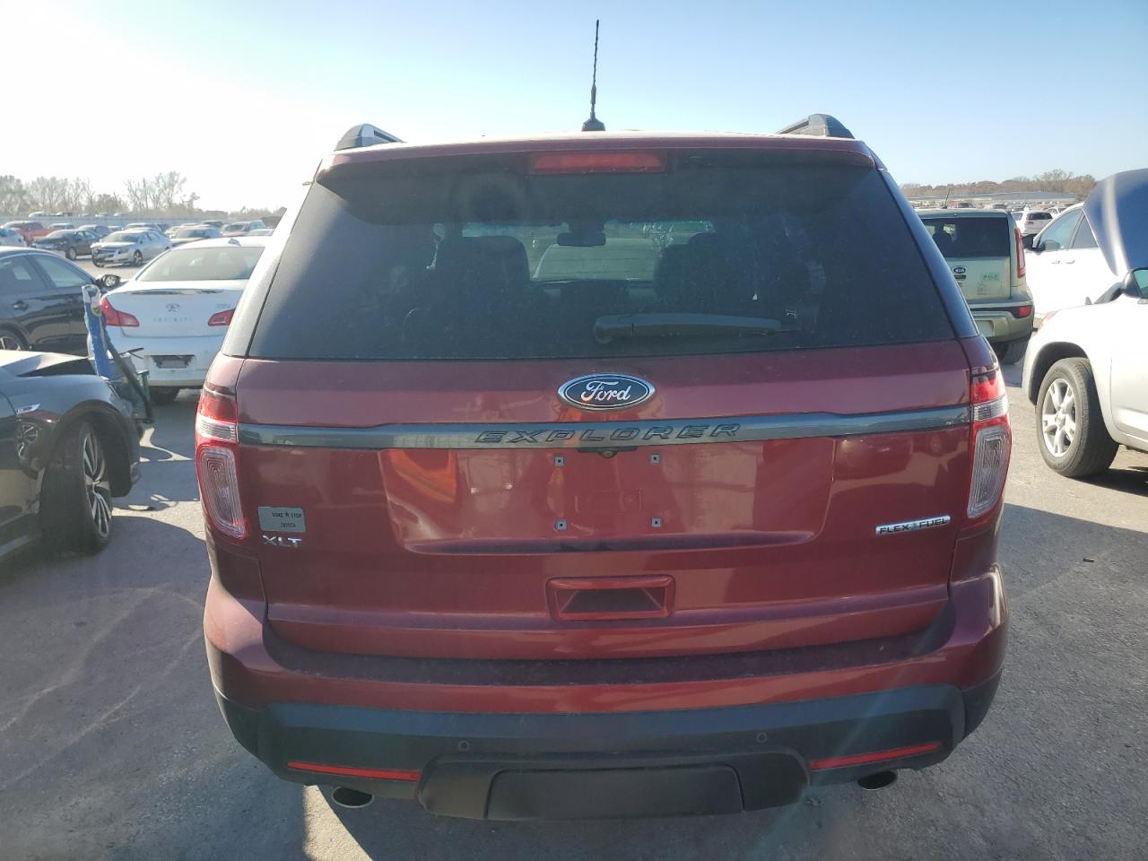 2015 Ford Explorer Xlt Red vin: 1FM5K7D87FGA08116