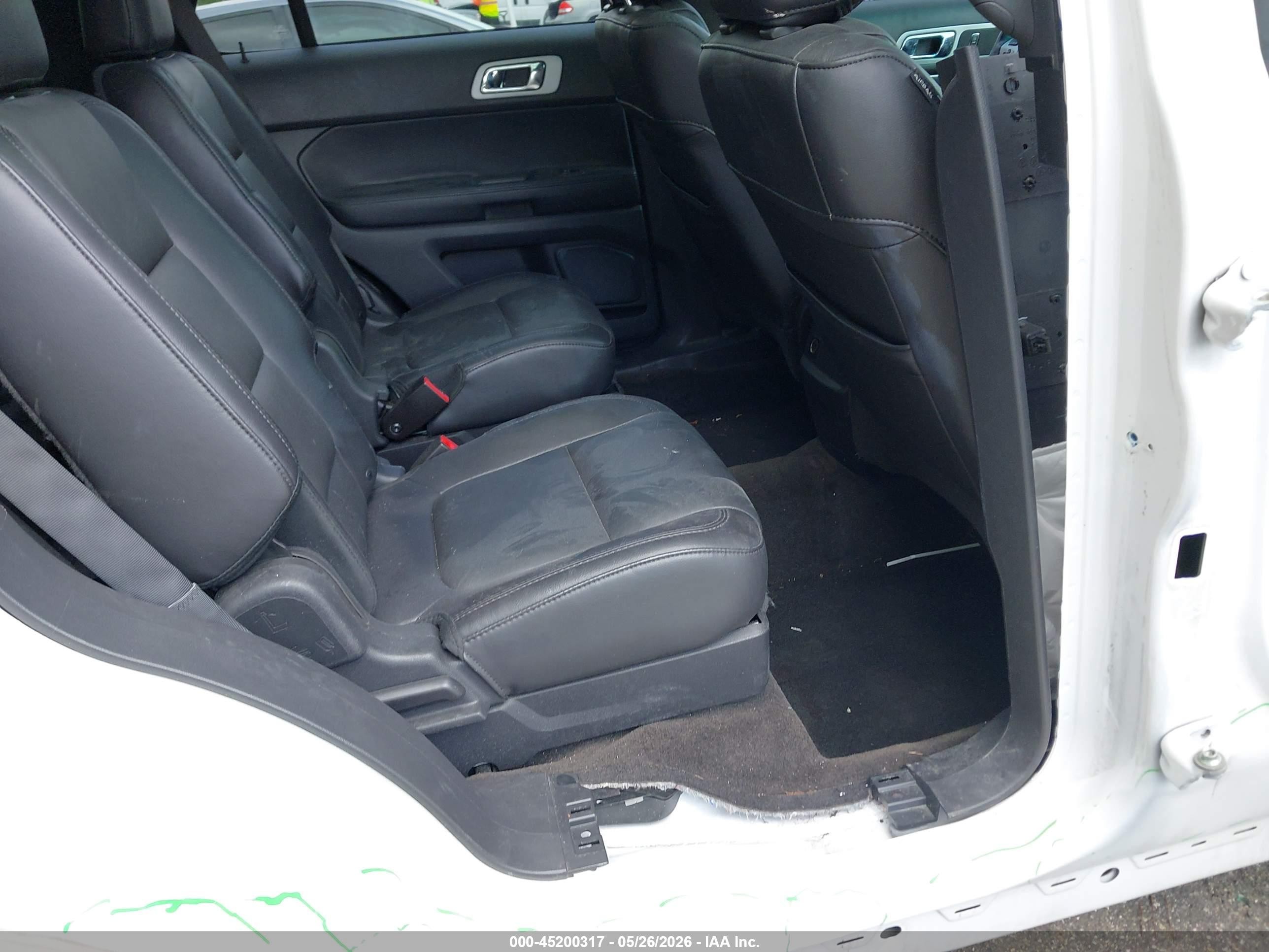 2015 Ford Explorer Xlt White vin: 1FM5K7D87FGA38765