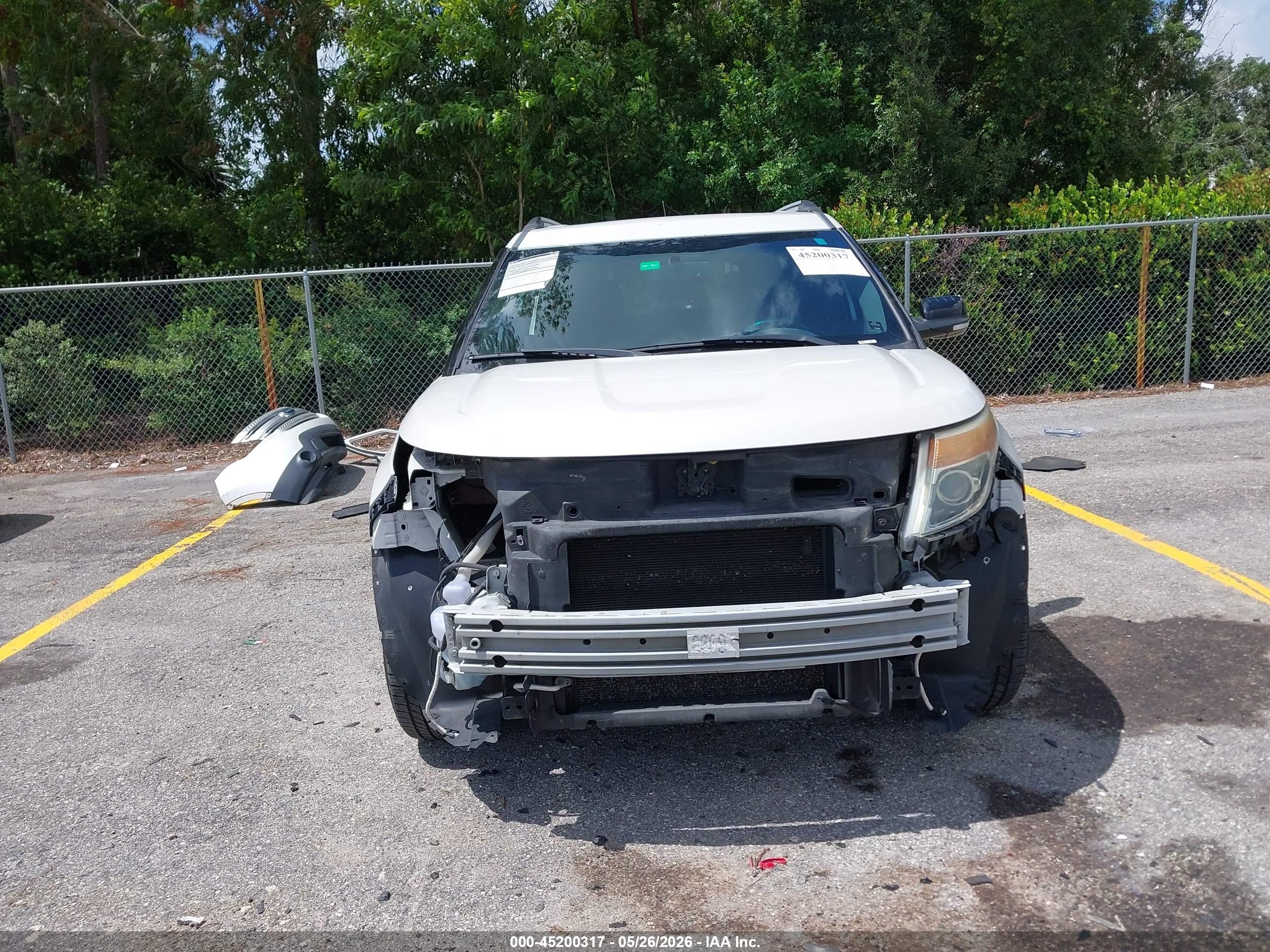 2015 Ford Explorer Xlt White vin: 1FM5K7D87FGA38765