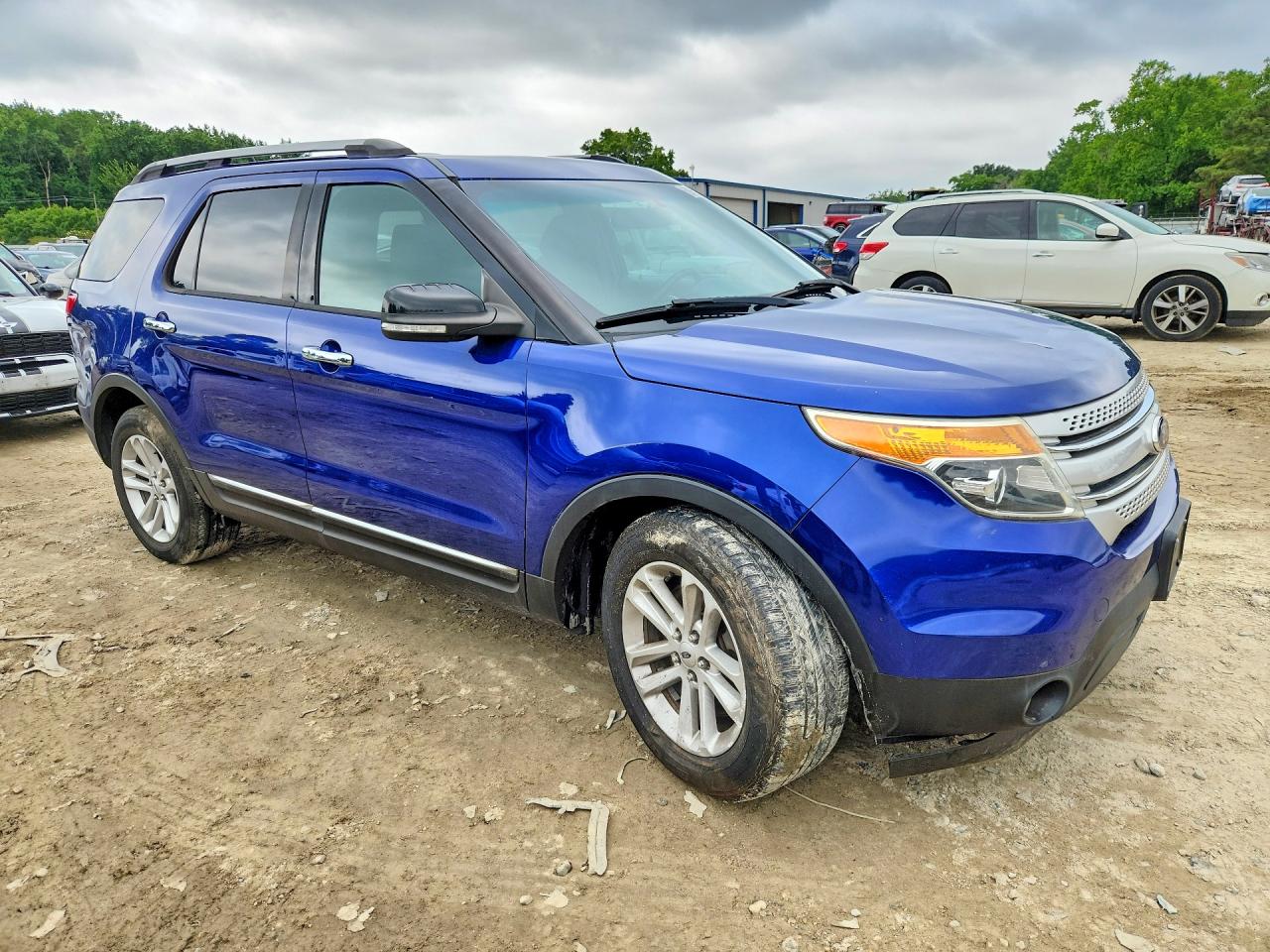 2015 Ford Explorer Xlt Blue vin: 1FM5K7D87FGA51841