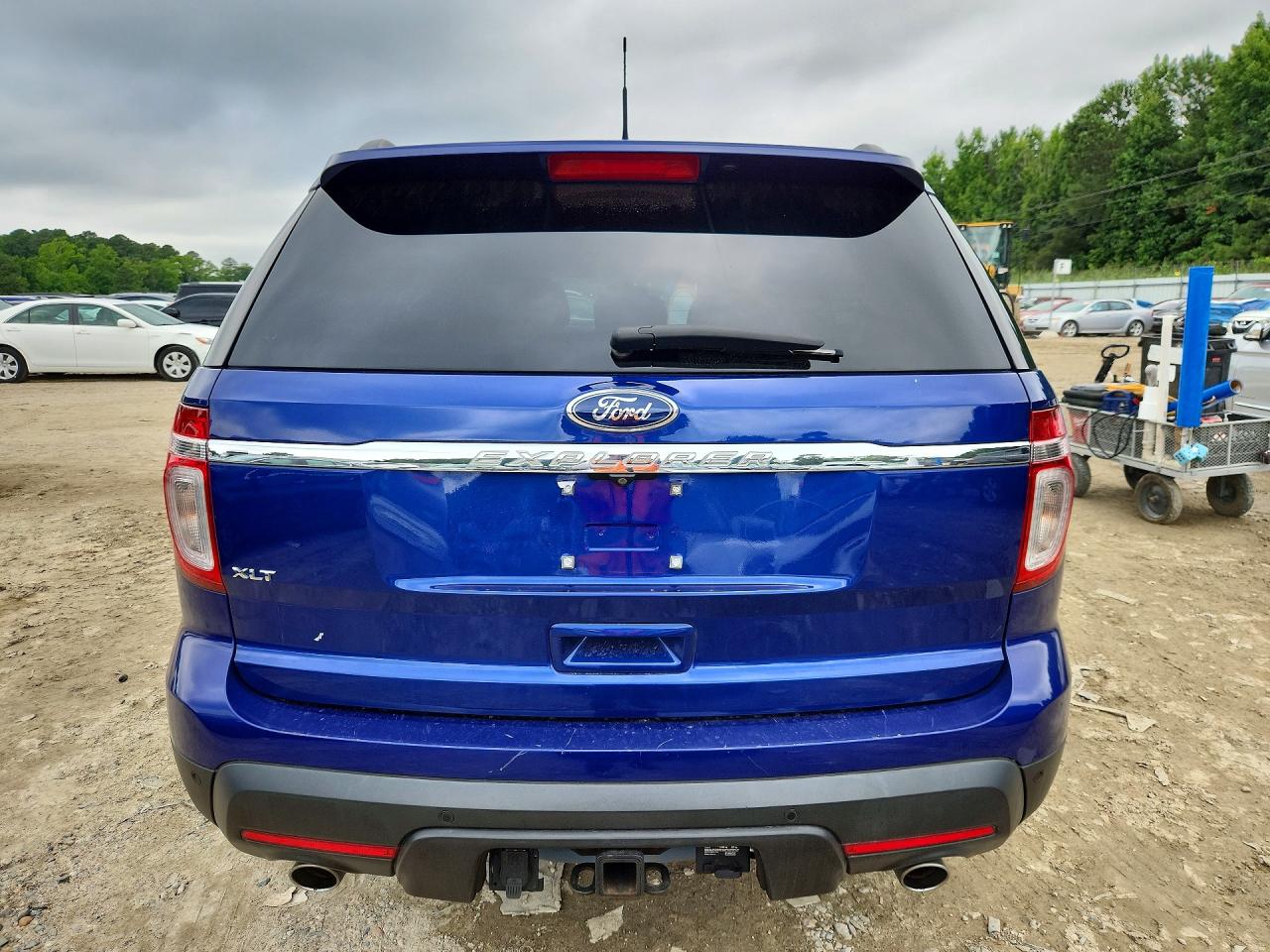 2015 Ford Explorer Xlt Blue vin: 1FM5K7D87FGA51841