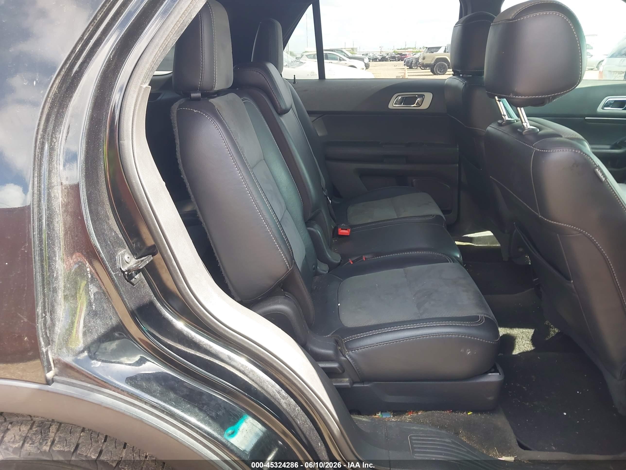 2015 Ford Explorer Xlt Black vin: 1FM5K7D87FGB58453
