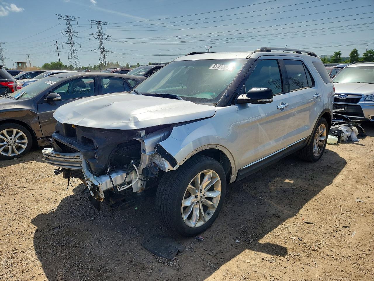 2015 Ford Explorer Xlt Серебряный vin: 1FM5K7D87FGB65516