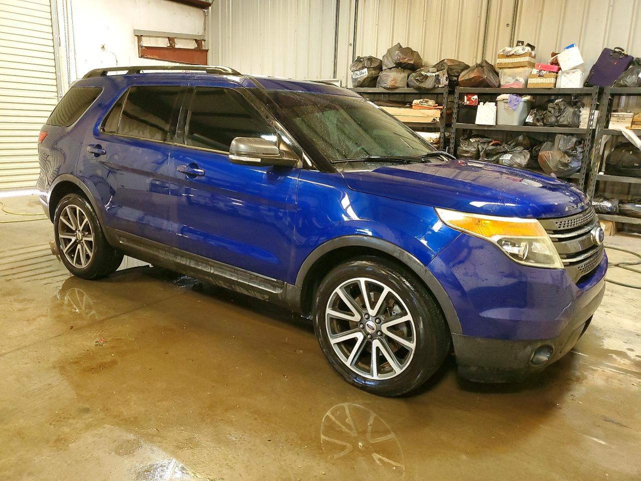2015 Ford Explorer Xlt Blue vin: 1FM5K7D87FGB66827