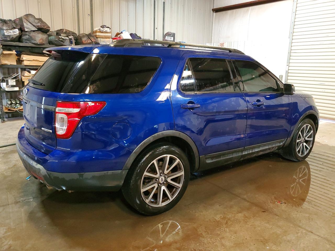 2015 Ford Explorer Xlt Blue vin: 1FM5K7D87FGB66827