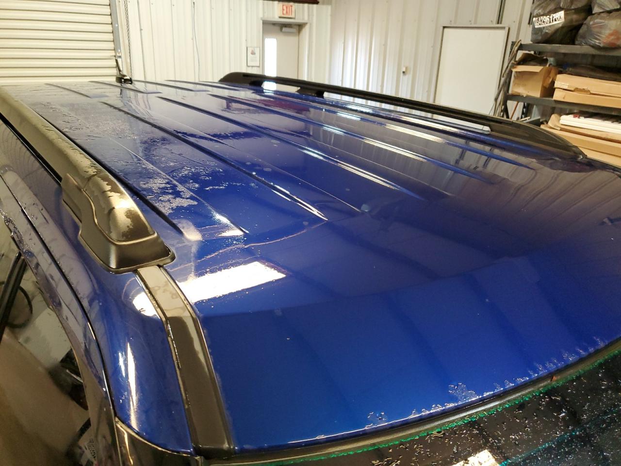 2015 Ford Explorer Xlt Blue vin: 1FM5K7D87FGB66827 Damage: Roof, Chipped, 4