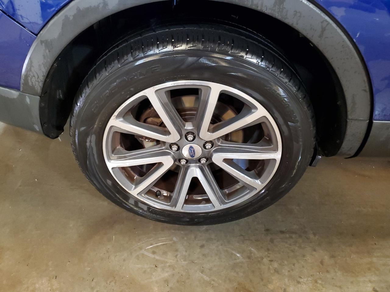2015 Ford Explorer Xlt Blue vin: 1FM5K7D87FGB66827 Damage: Right Rear Door, Chipped, 3