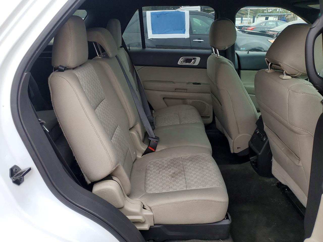 2015 Ford Explorer Xlt White vin: 1FM5K7D87FGB90271