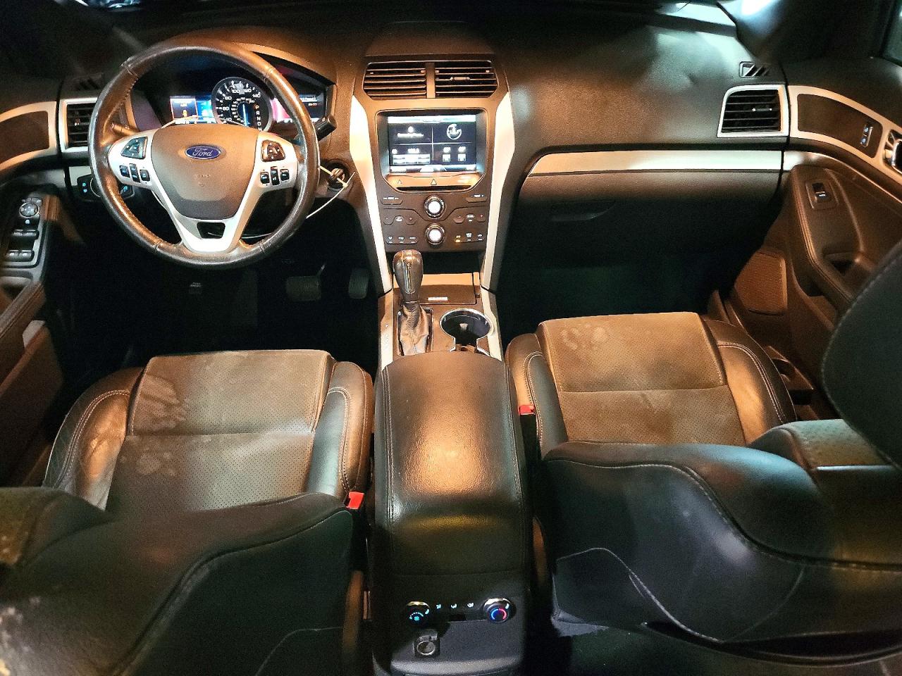 2015 Ford Explorer Xlt White vin: 1FM5K7D87FGC13001