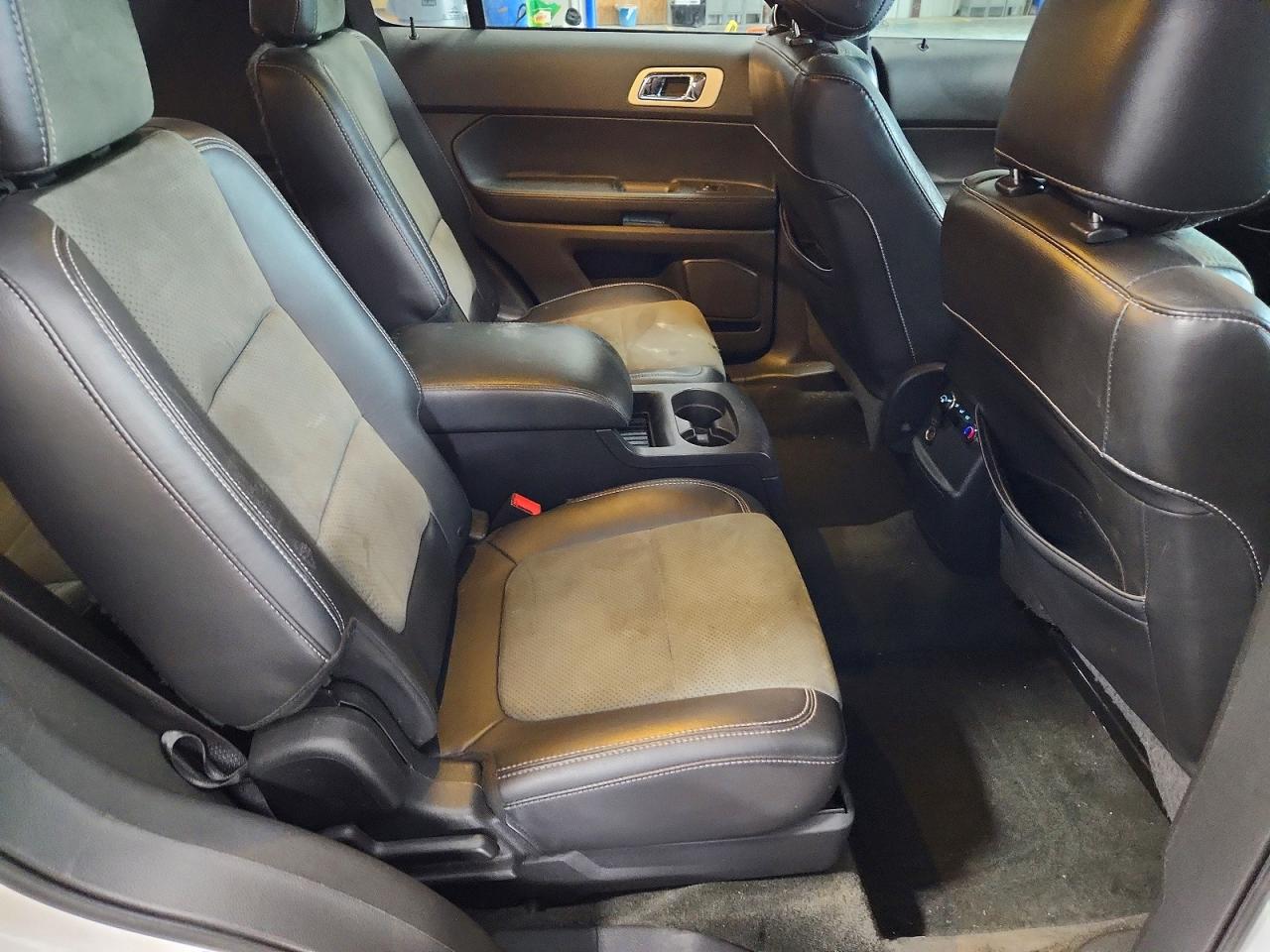 2015 Ford Explorer Xlt White vin: 1FM5K7D87FGC13001