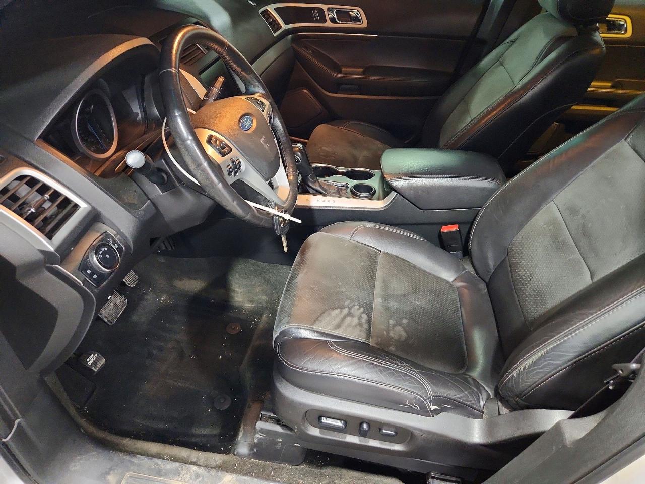 2015 Ford Explorer Xlt White vin: 1FM5K7D87FGC13001