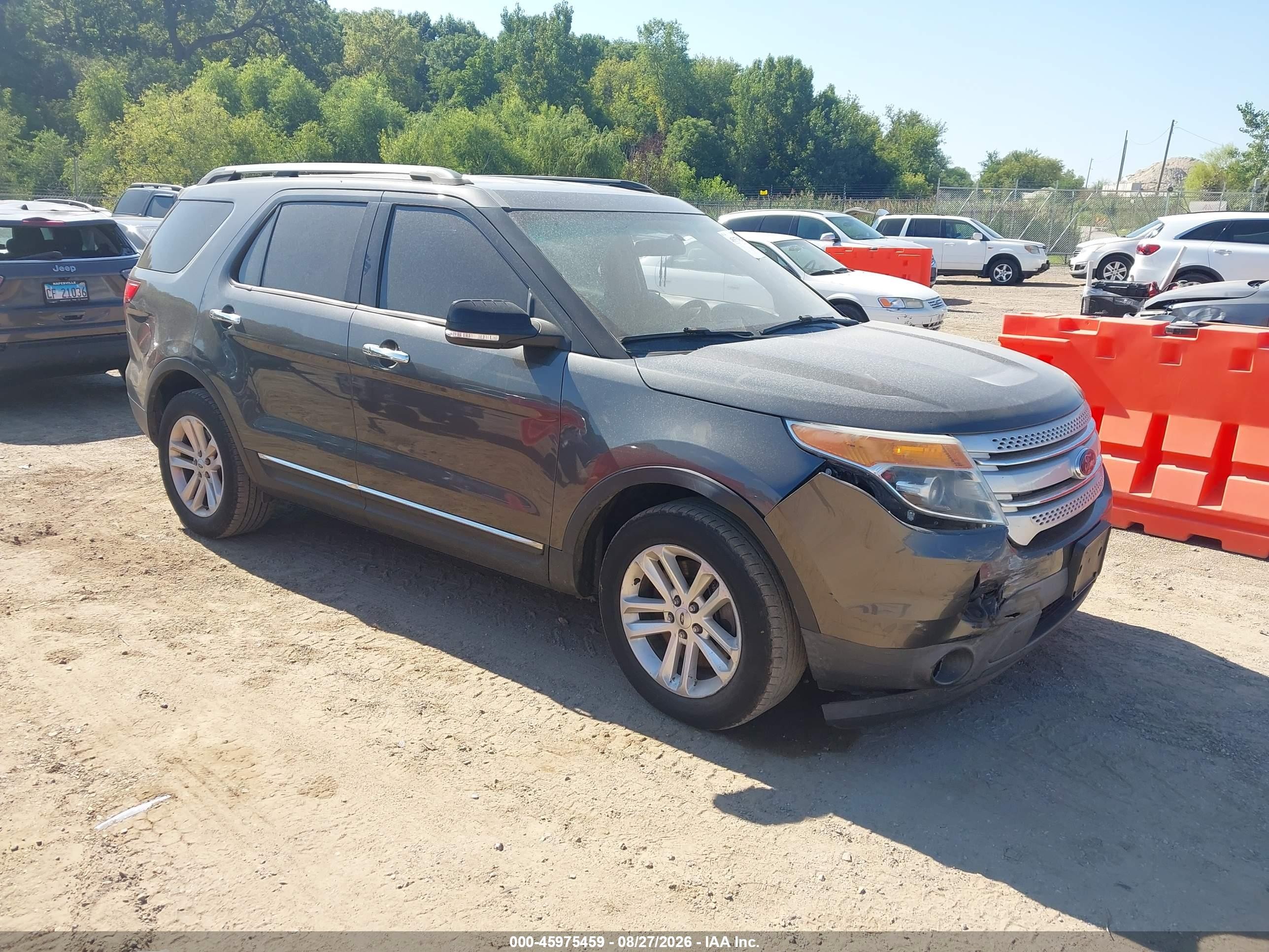 2015 Ford Explorer Xlt Gray vin: 1FM5K7D87FGC34253