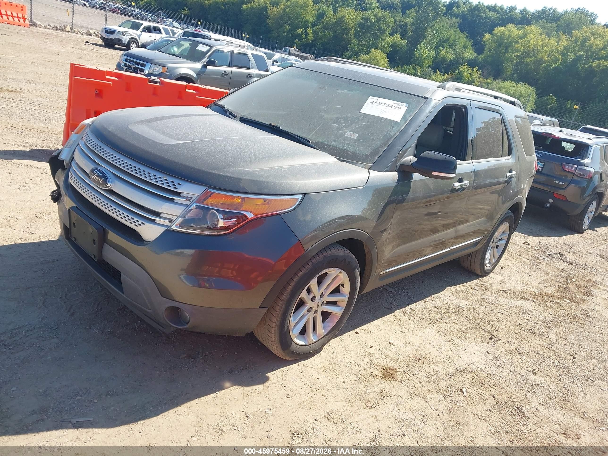 2015 Ford Explorer Xlt Gray vin: 1FM5K7D87FGC34253