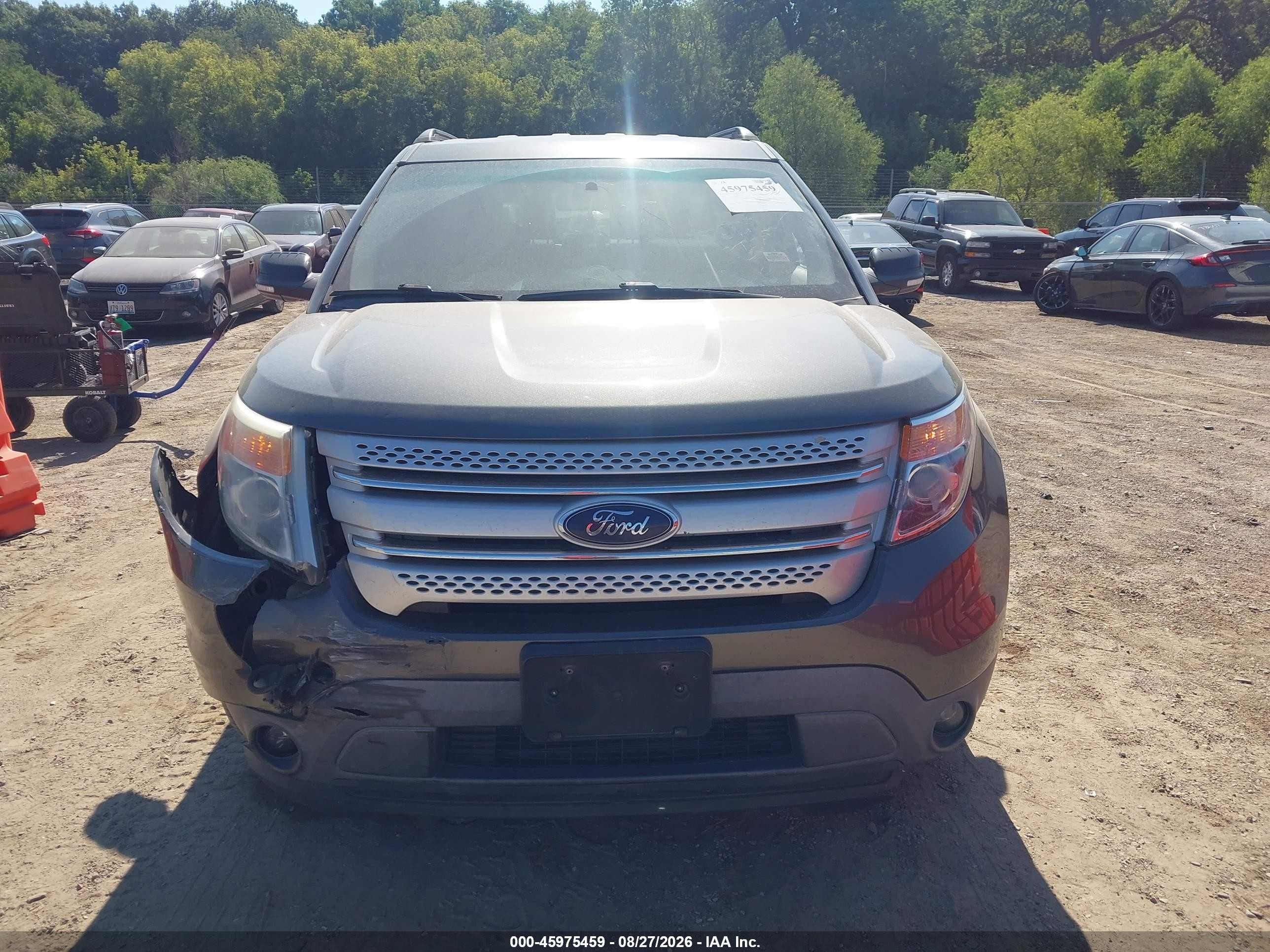 2015 Ford Explorer Xlt Gray vin: 1FM5K7D87FGC34253