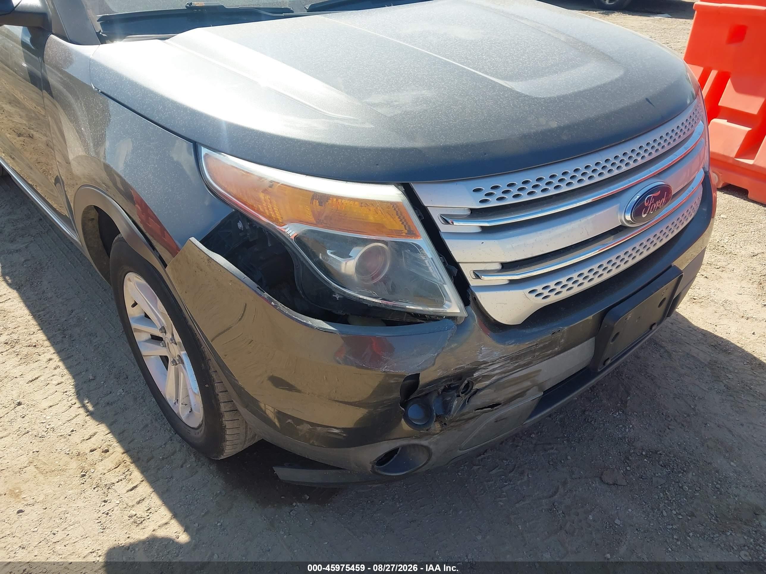 2015 Ford Explorer Xlt Gray vin: 1FM5K7D87FGC34253